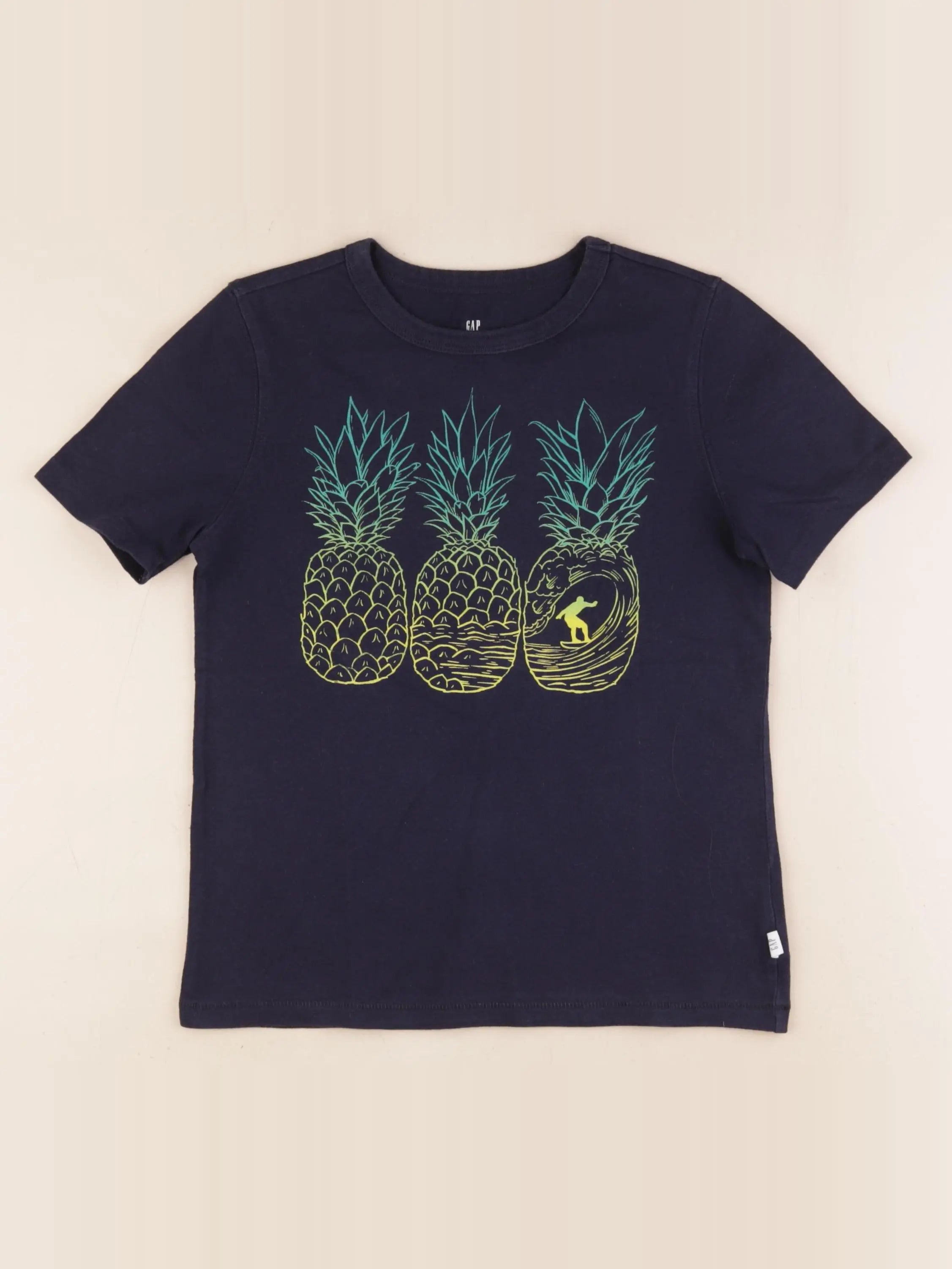 GAP - tee-shirt imprimé au dos bleu - 6/7 ans