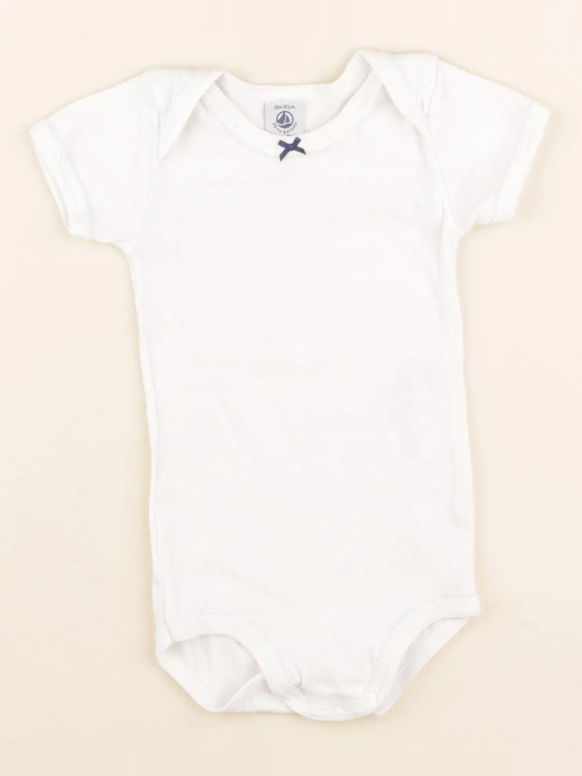 Petit Bateau - body blanc - 18 mois