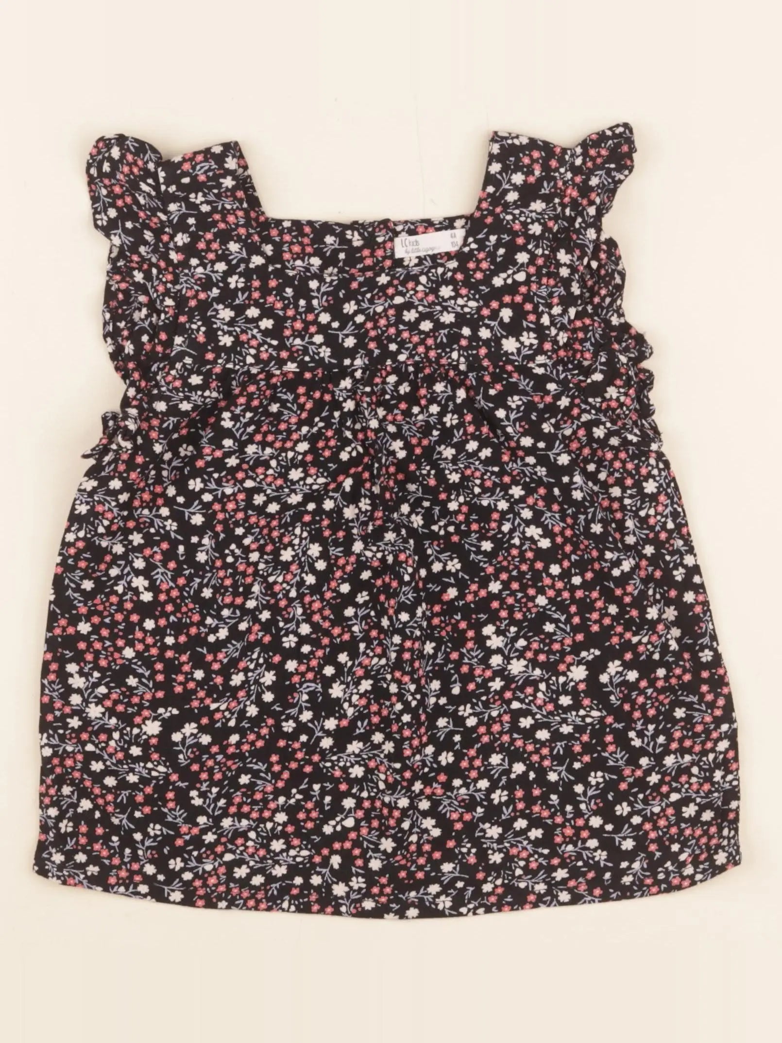 Little Cigogne - blouse bleu - 4 ans