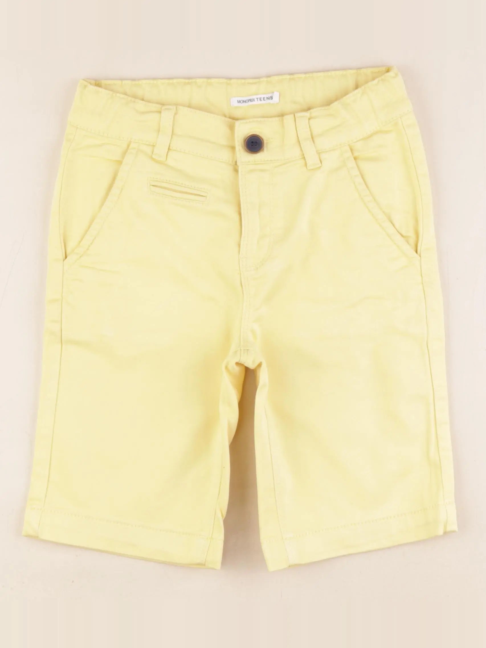Monoprix - short jaune - 10 ans