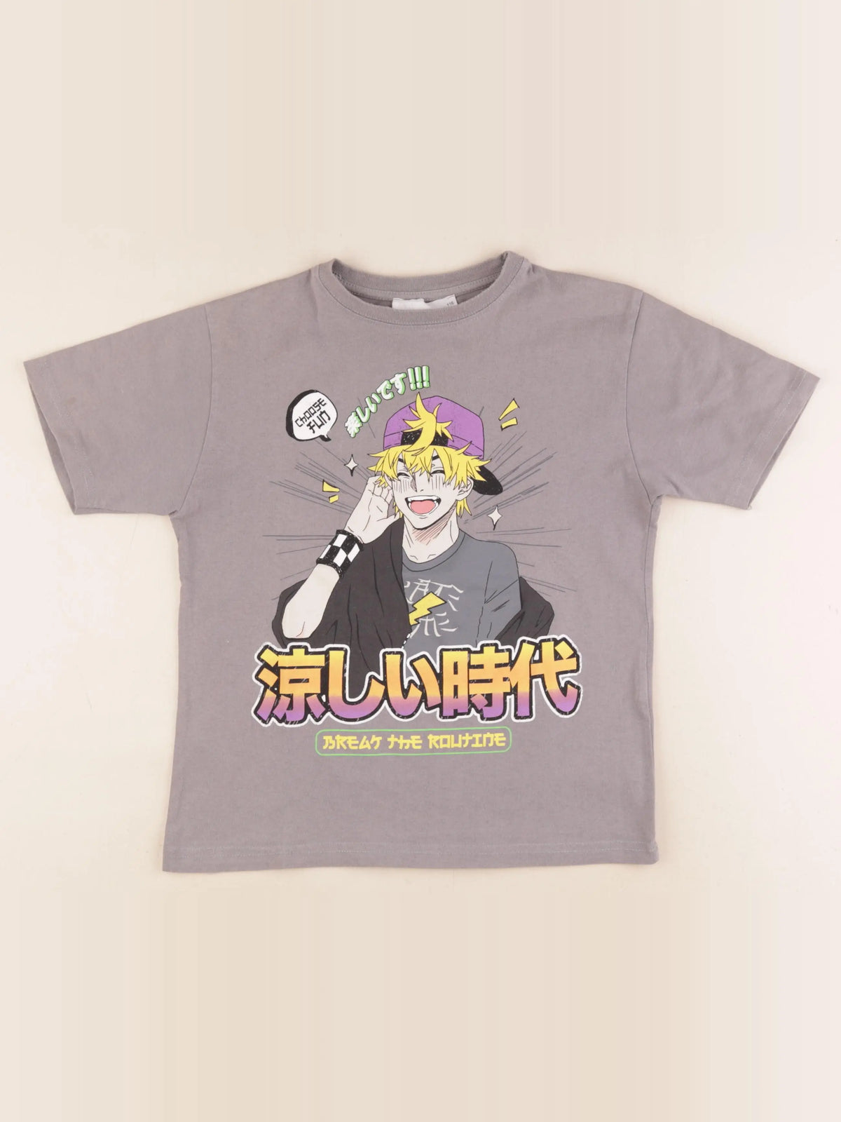 Zara - tee-shirt gris - 6 ans