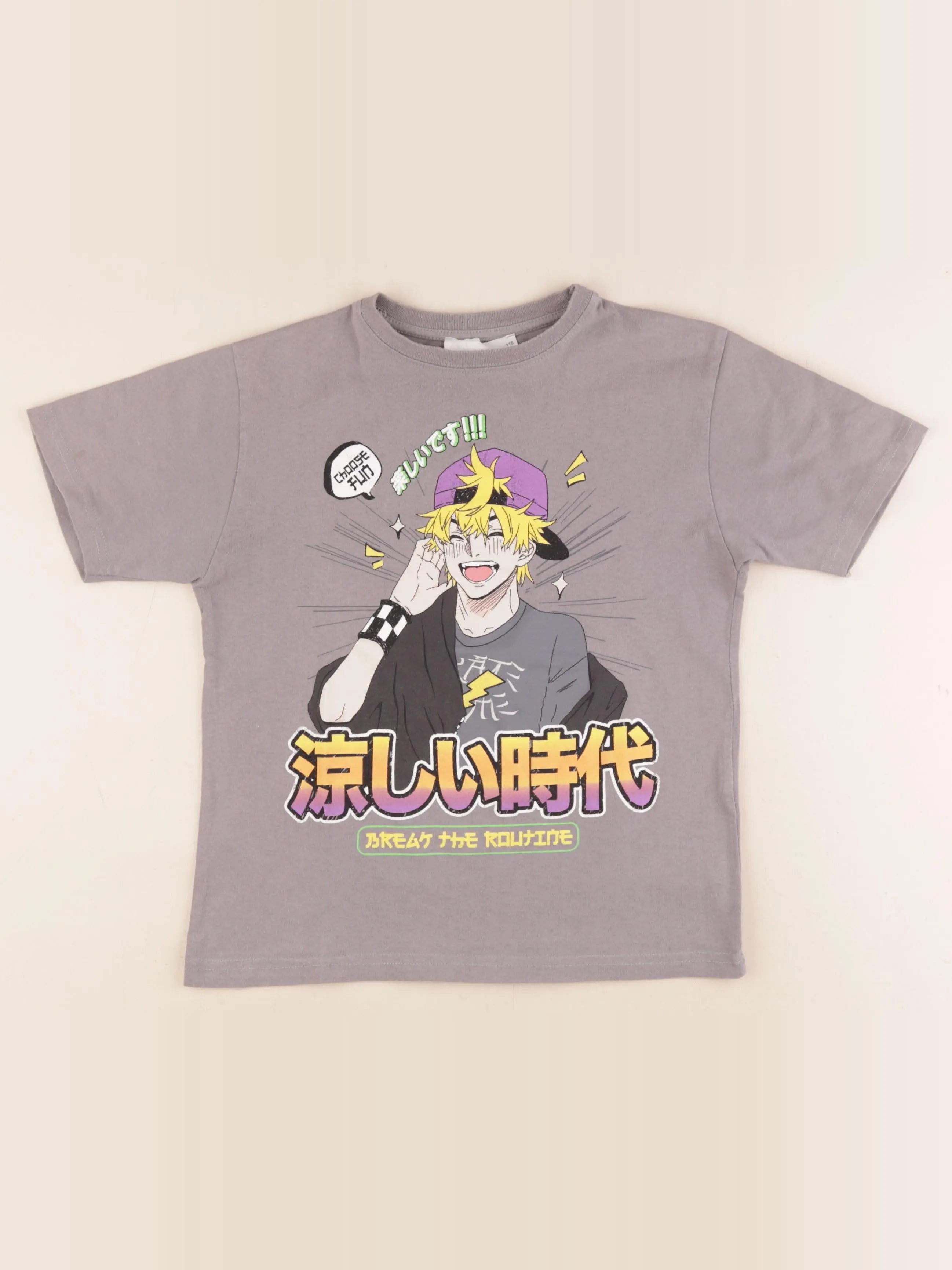 Zara - tee-shirt gris - 6 ans