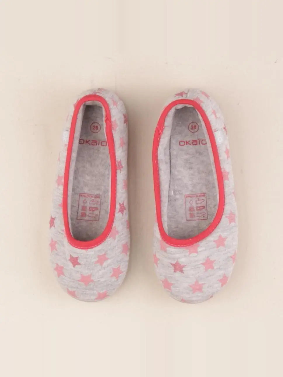 Okaidi - chaussons gris - pointure 28