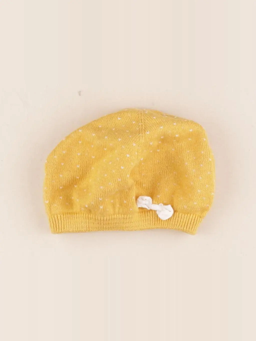 Petit Bateau - bonnet jaune - 18/24 mois