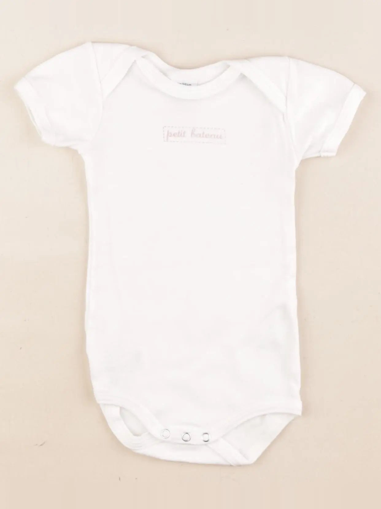 Petit Bateau - body blanc - 3 mois
