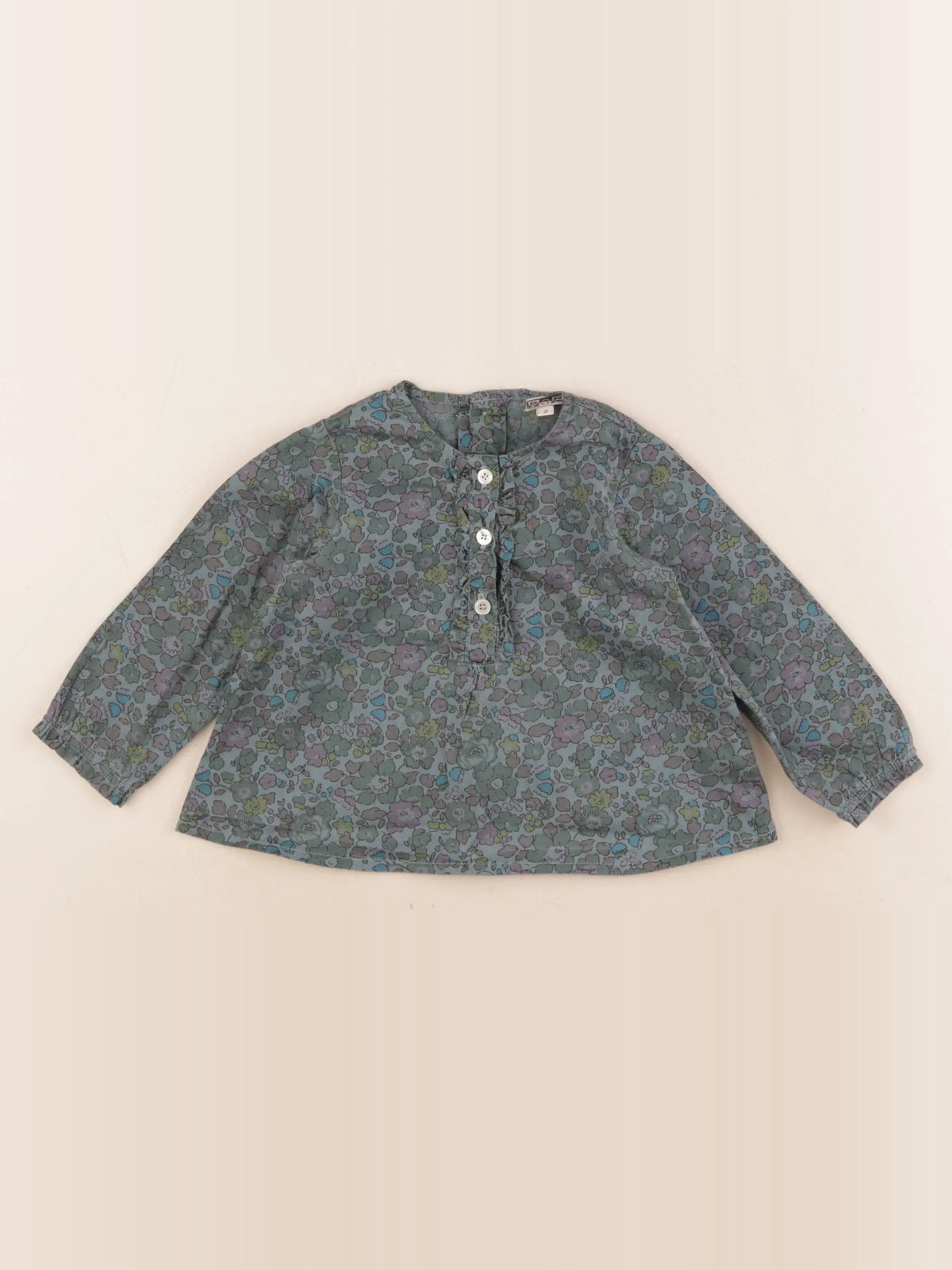 Bonton - blouse vert - 2 ans