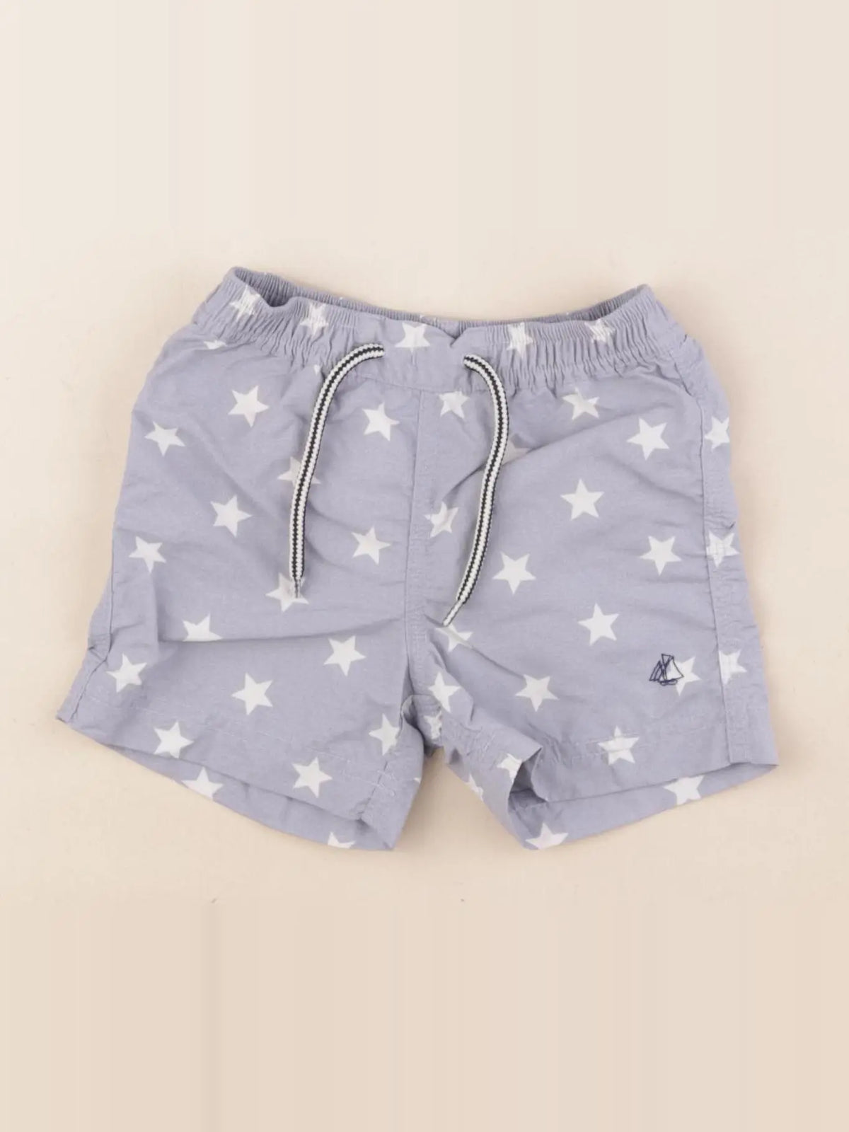 Petit Bateau - maillot de bain bleu, blanc - 6 mois