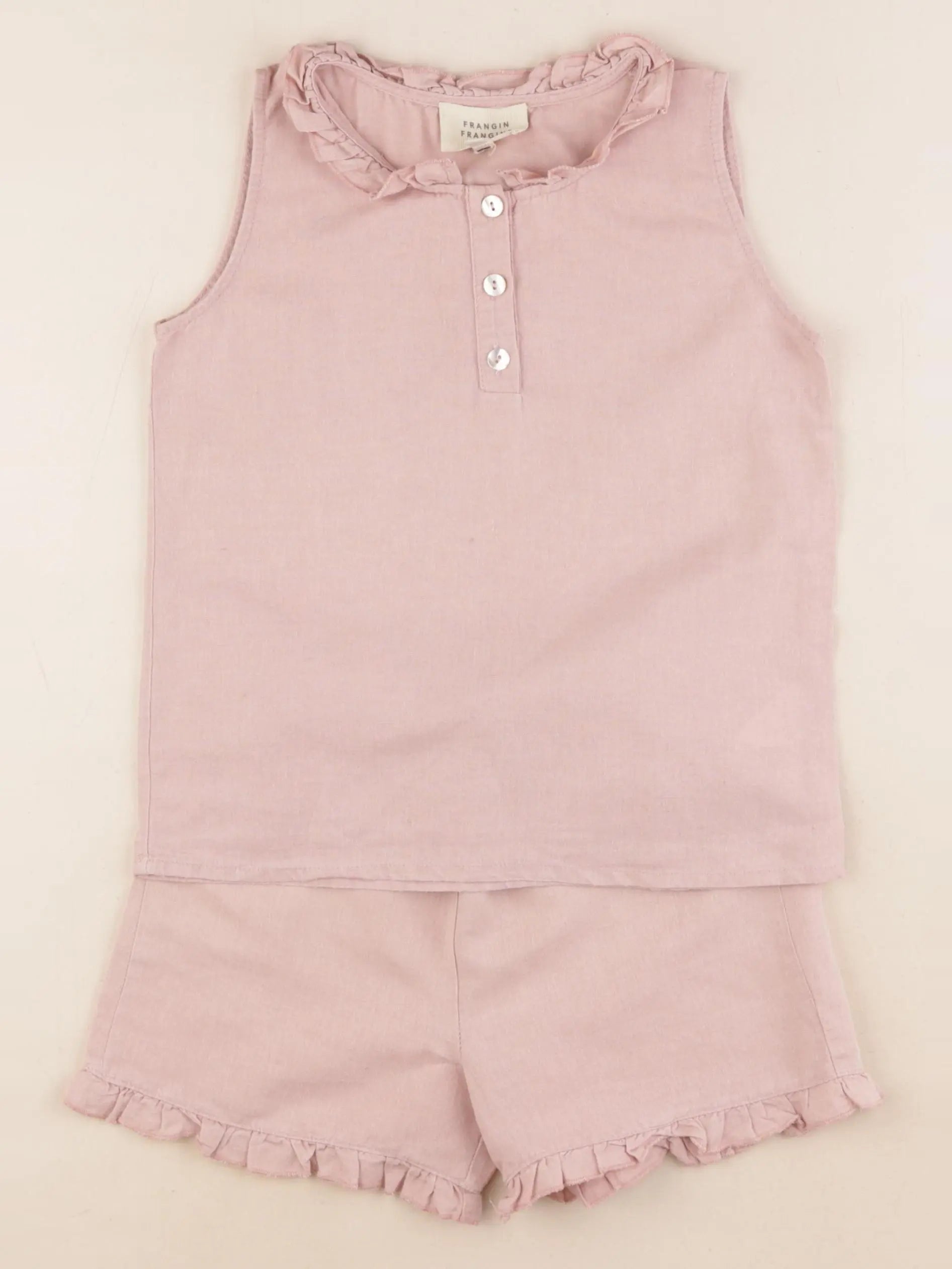 Frangin Frangine - ensemble rose - 6 ans