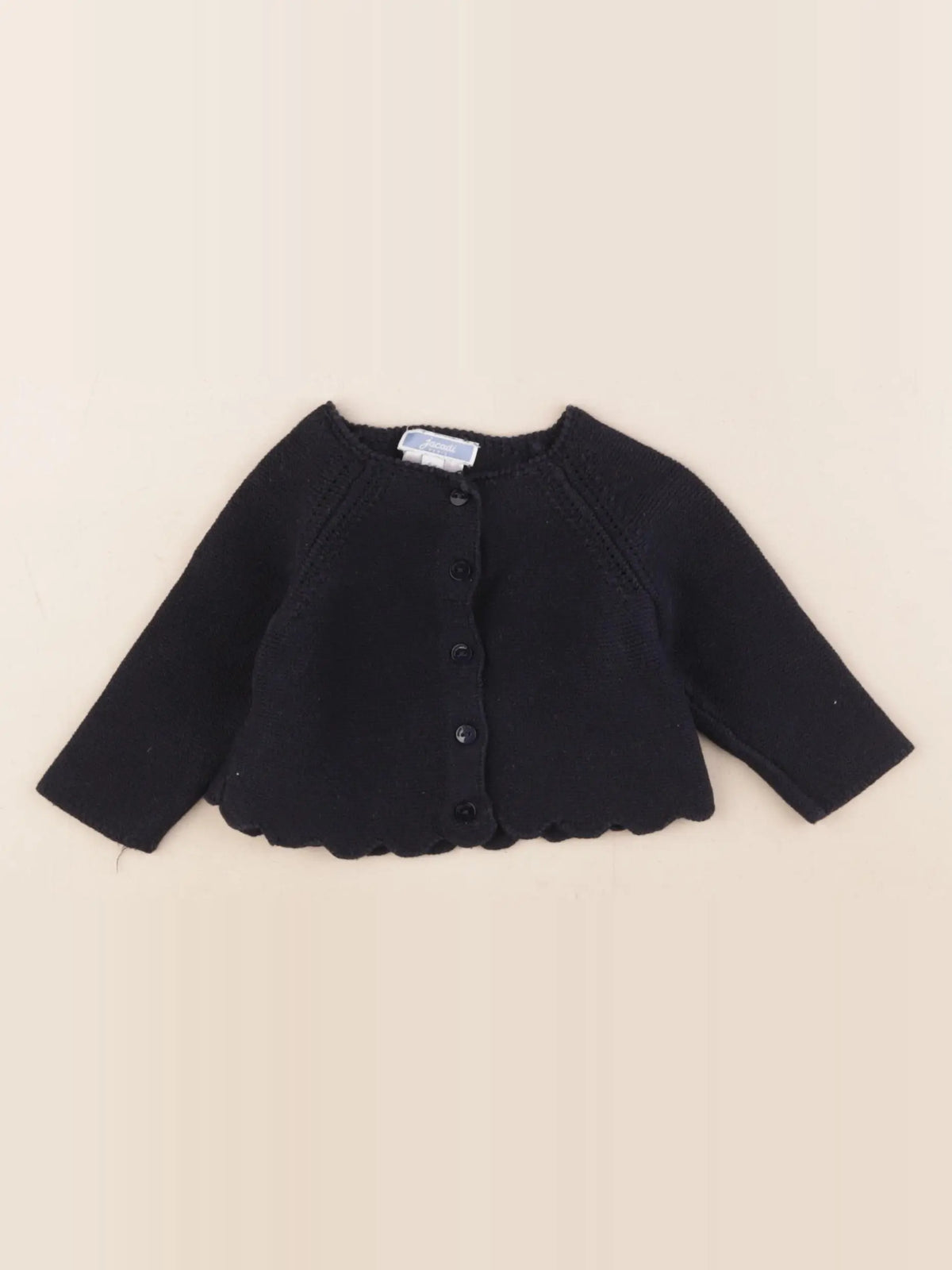 Jacadi - gilet bleu - 6 mois