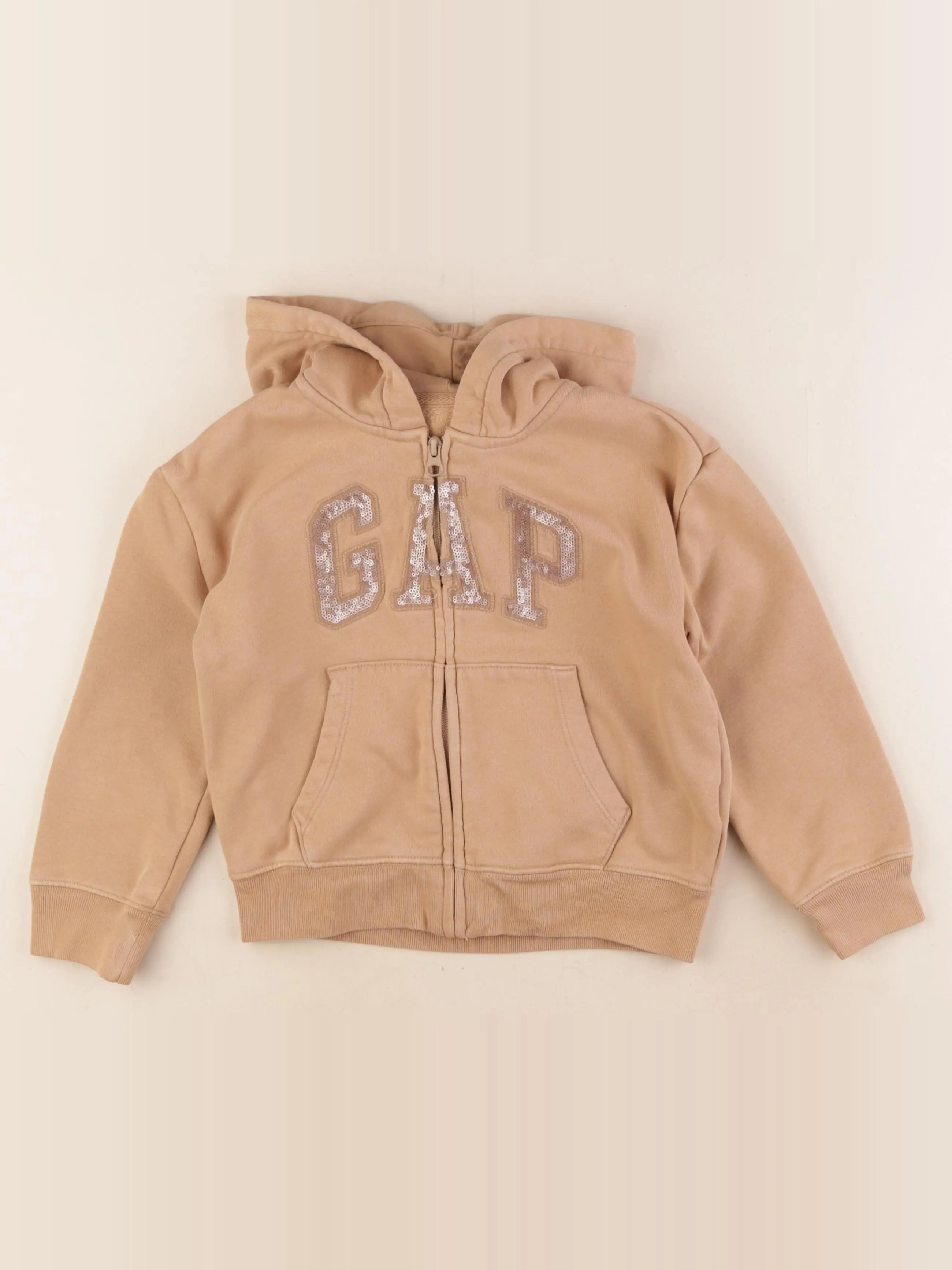 GAP - sweat marron - 6/7 ans