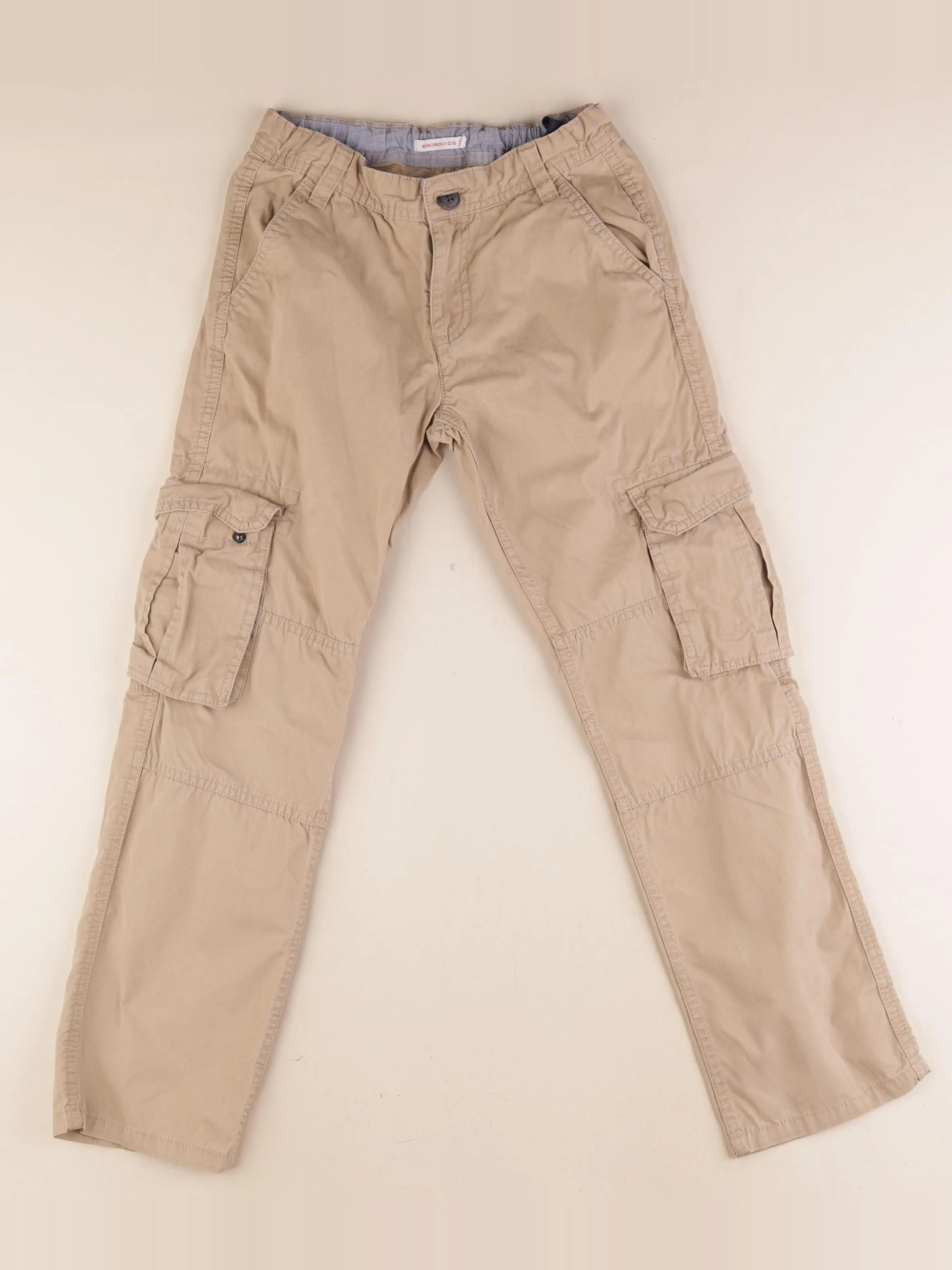 Monoprix - pantalon beige - 10 ans
