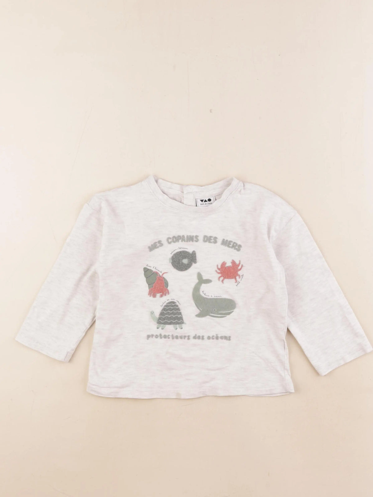 Tape à l'oeil - tee-shirt gris - 36 mois