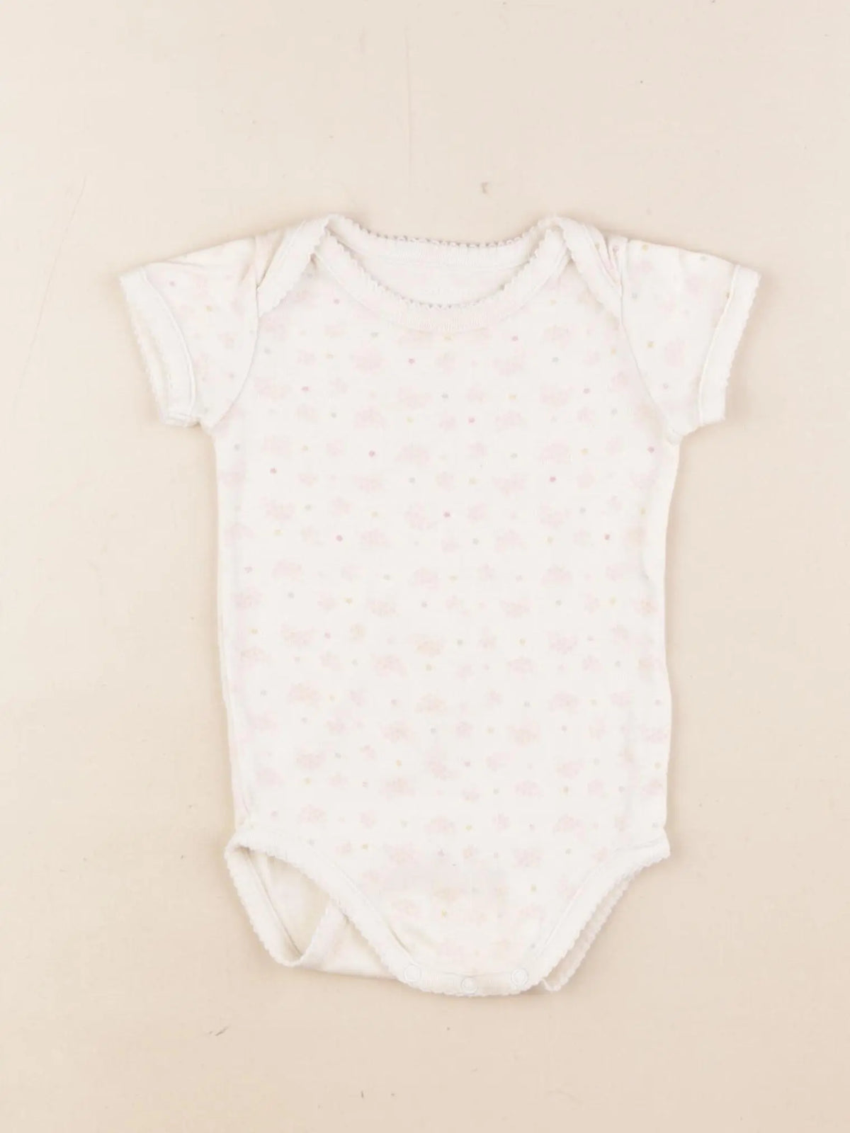 Boutchou - body velours beige - 9 mois