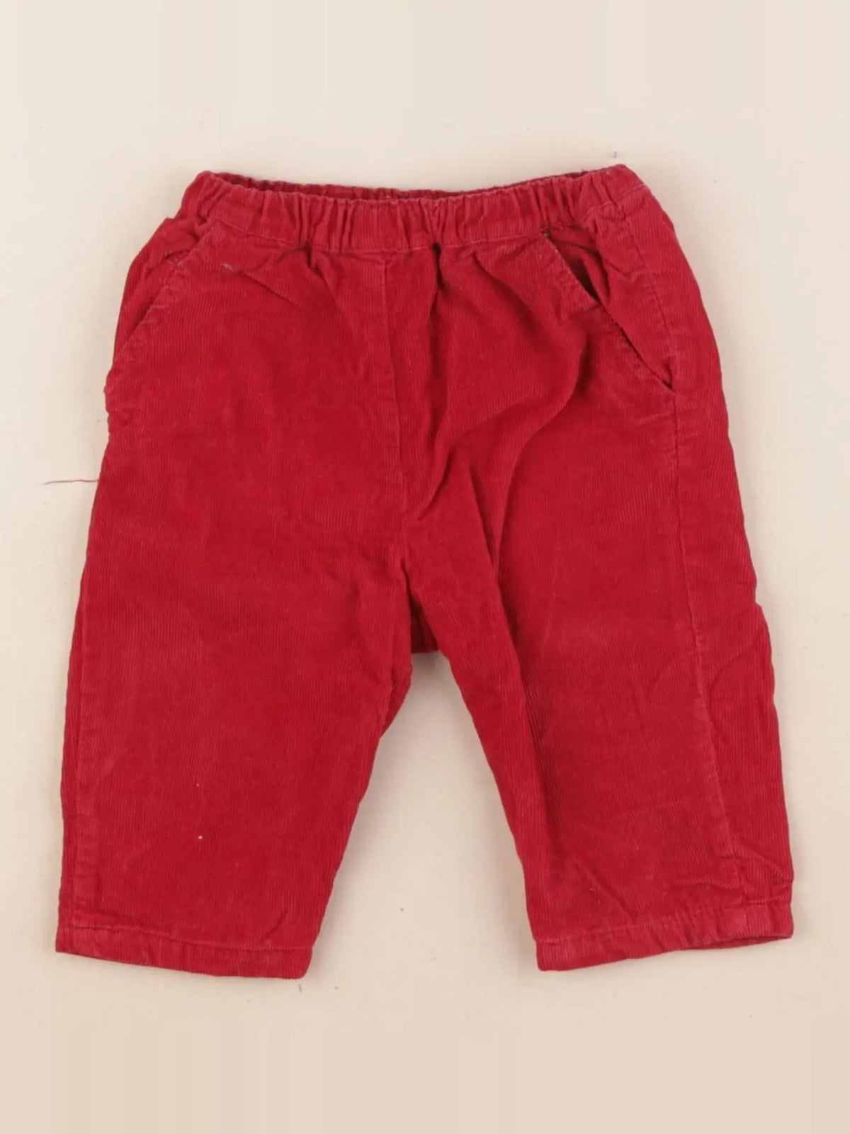 Boutchou - pantalon rouge - 3 mois