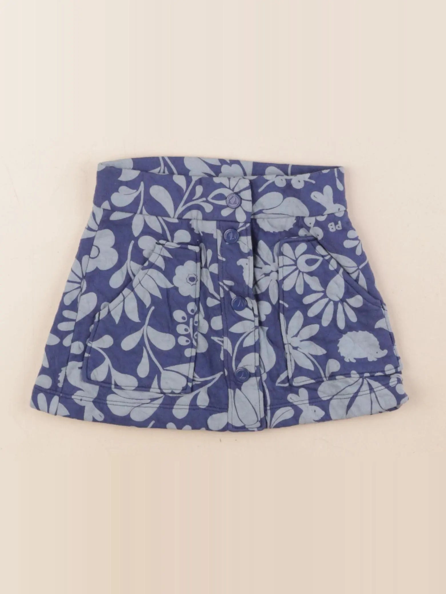 Petit Bateau - jupe bleu - 4 ans
