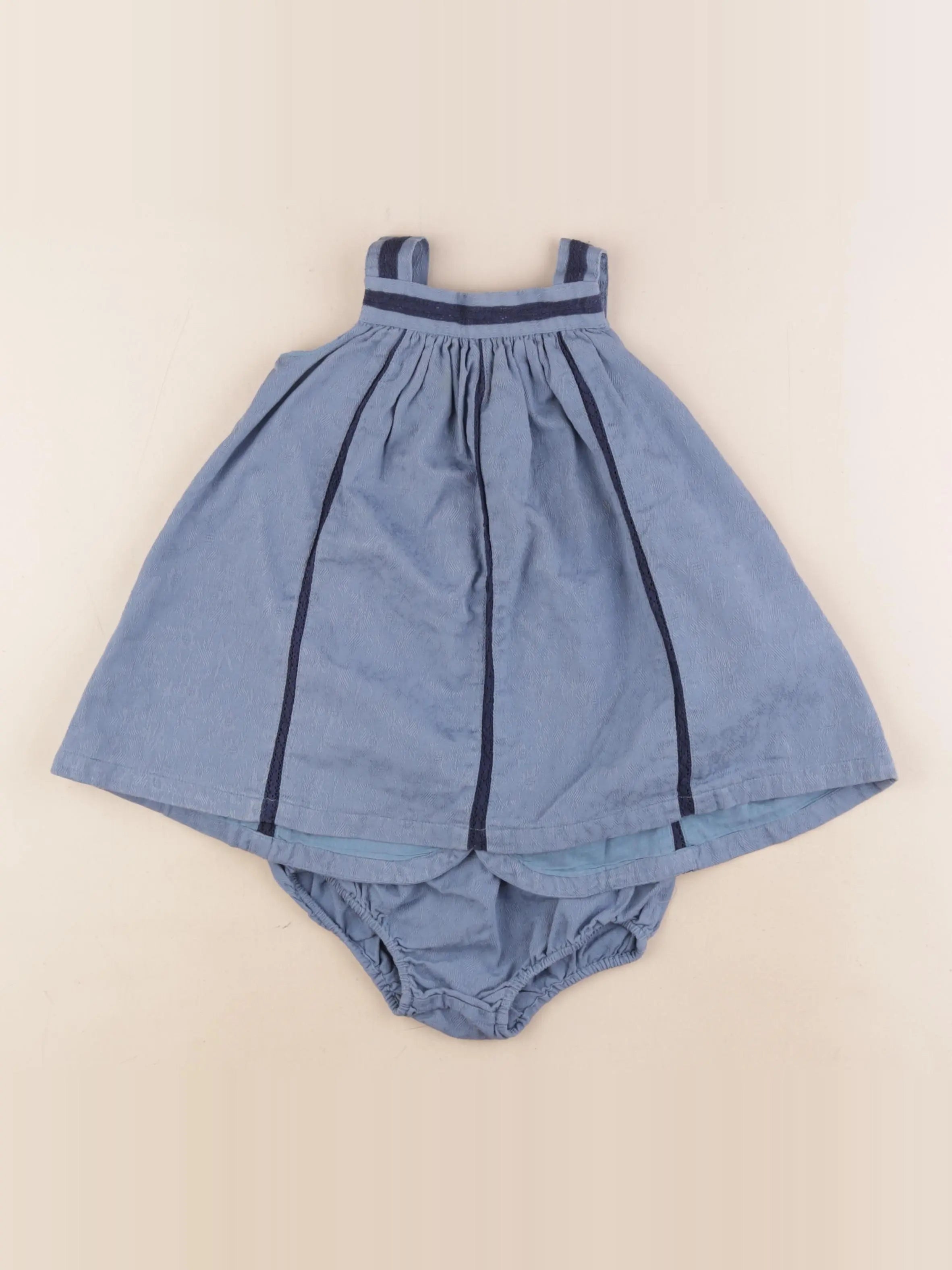 Natalys - robe bleu - 18 mois