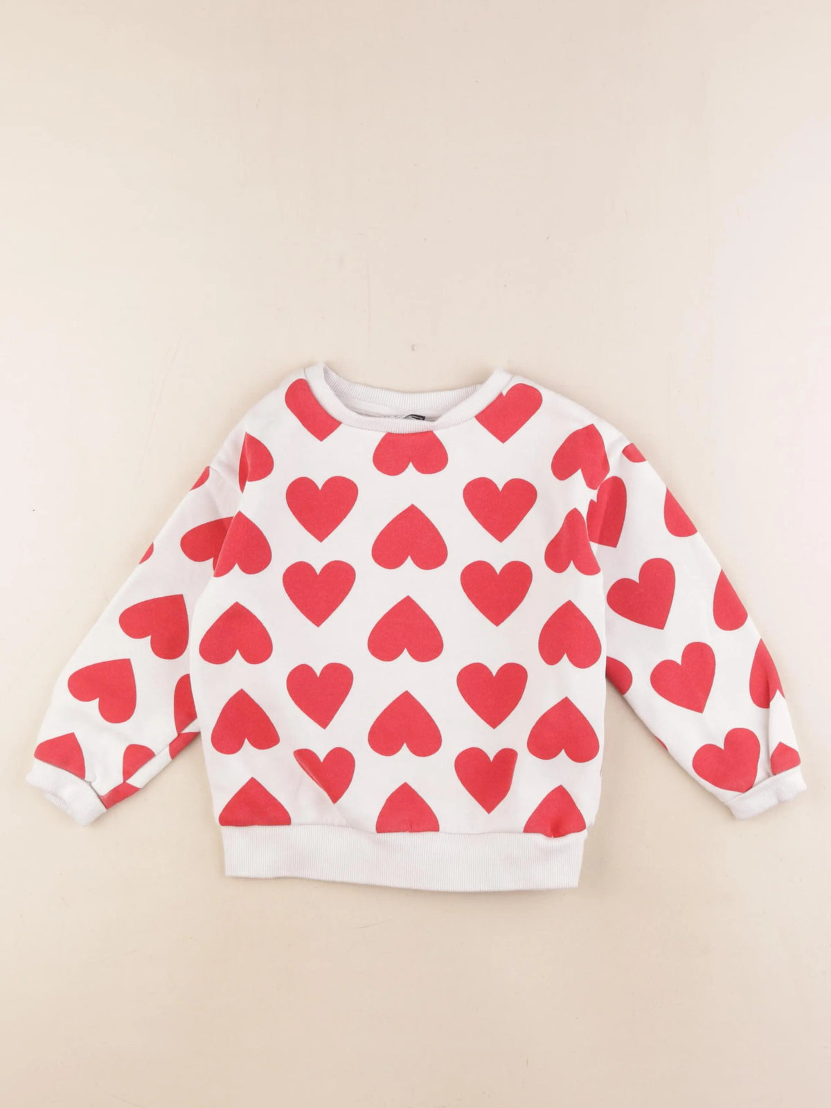 Tape à l'oeil - sweat rouge - 5 ans