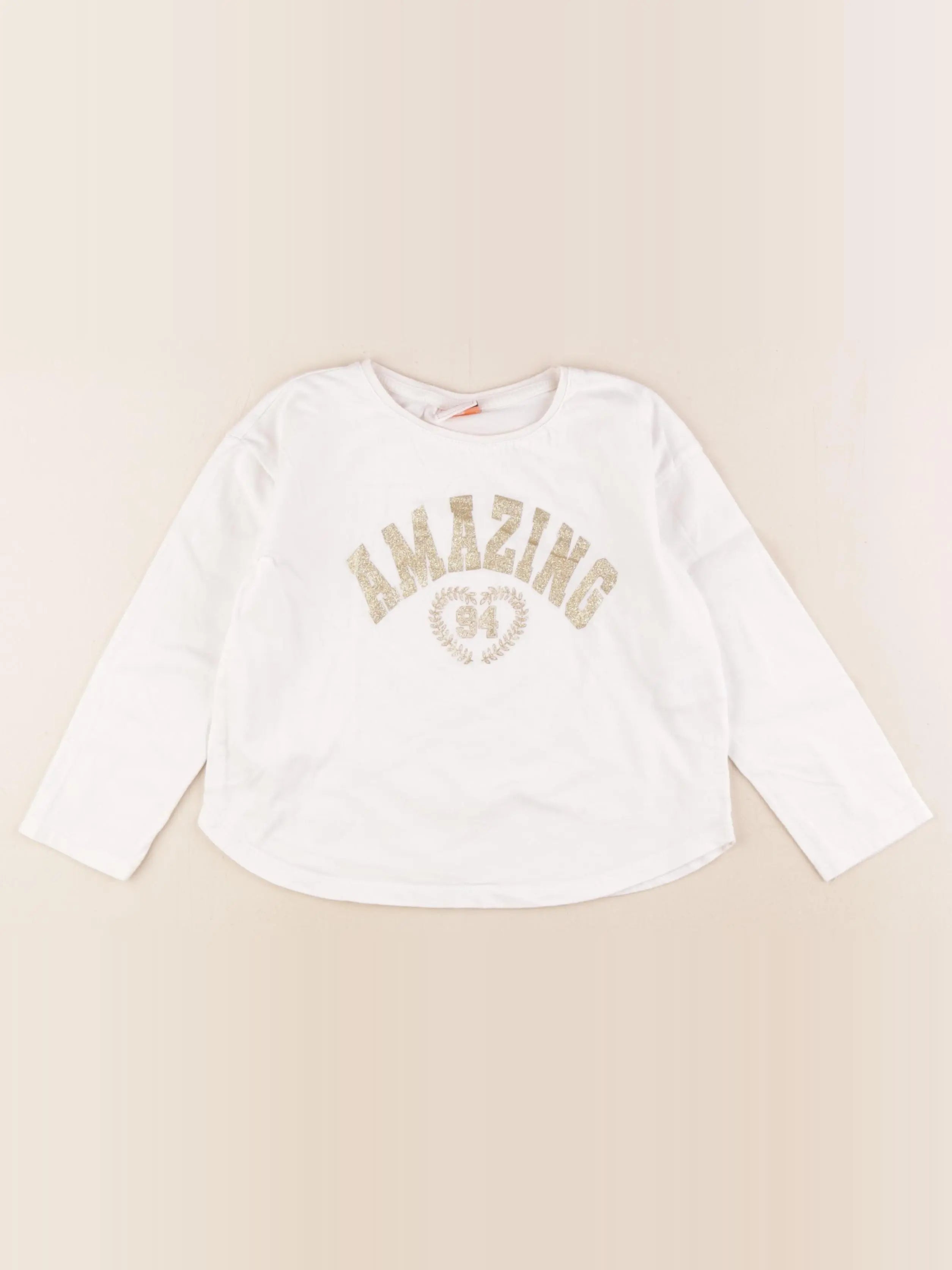Tape à l'oeil - tee-shirt blanc - 4 ans