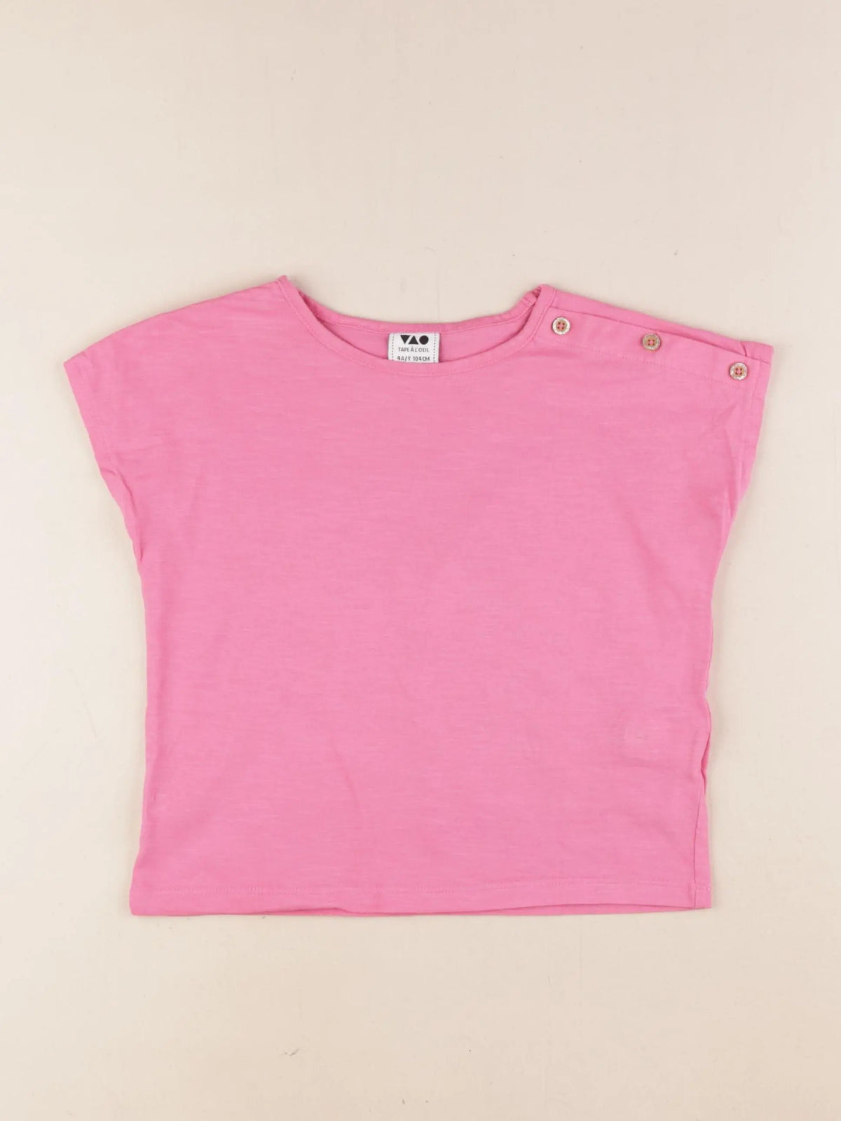 Tape à l'oeil - tee-shirt rose - 4 ans