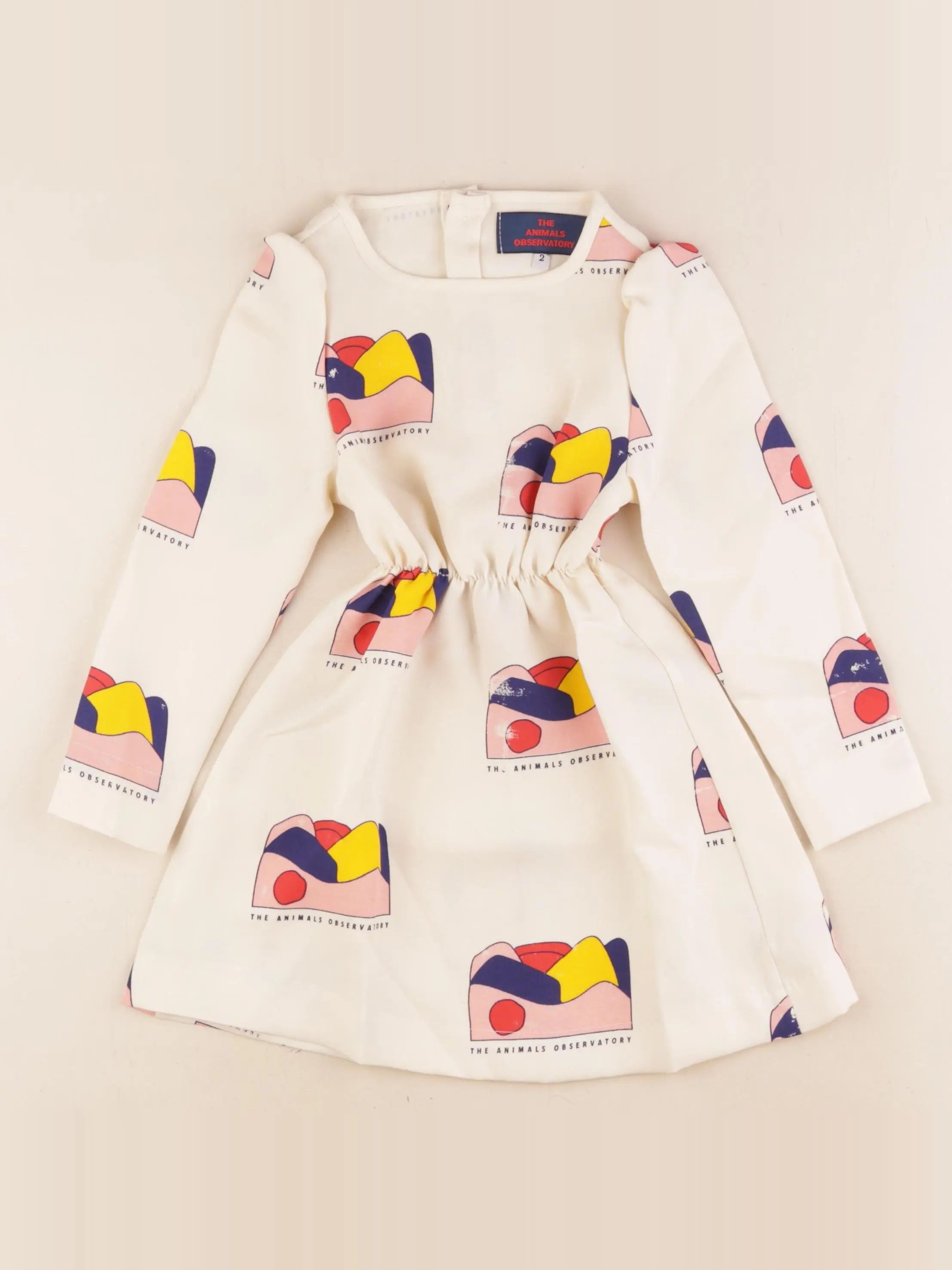 The animals observatory - robe beige - 2 ans