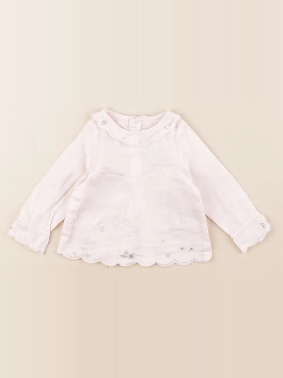 Tartine & Chocolat - blouse rose - 3 mois