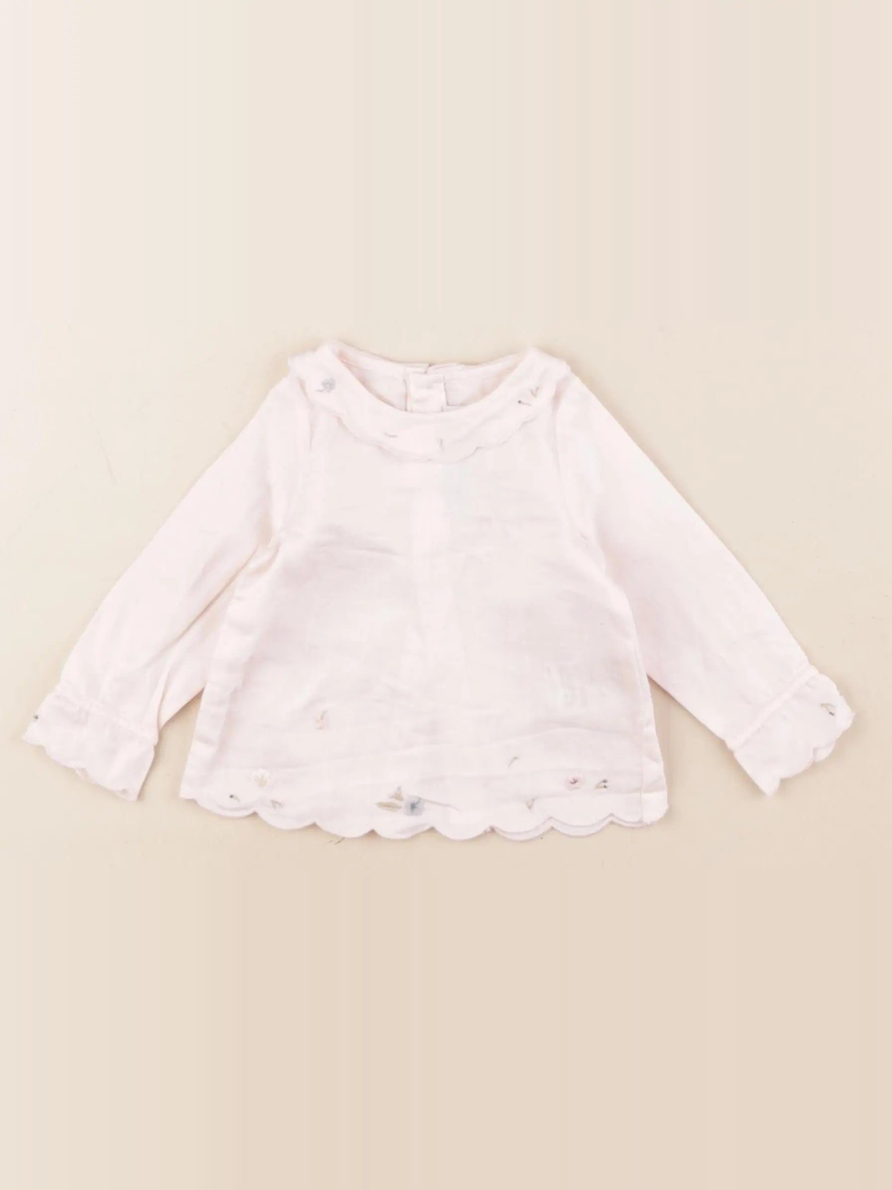 Tartine & Chocolat - blouse rose - 3 mois