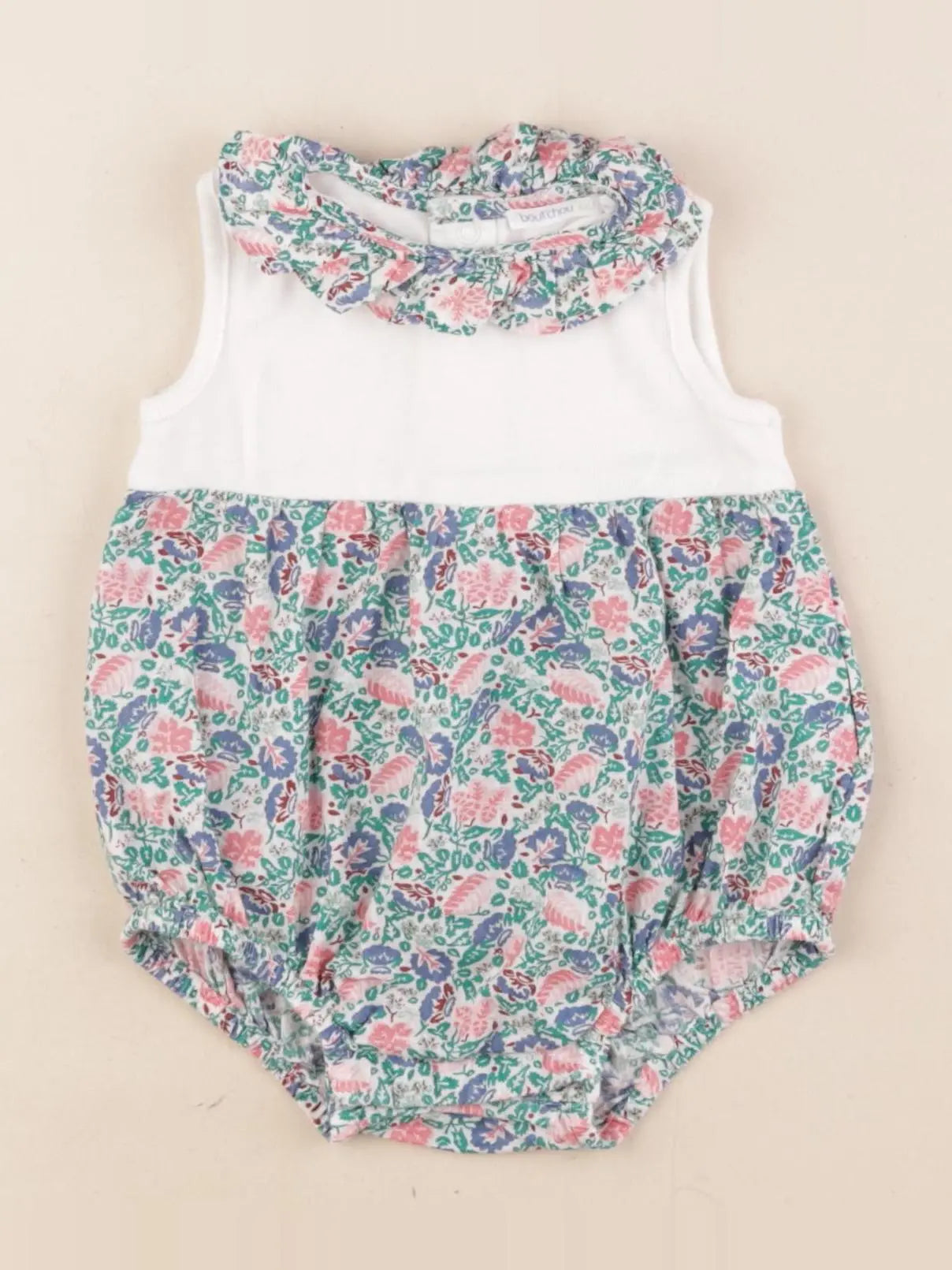 Boutchou - combinaison vert - 1 mois