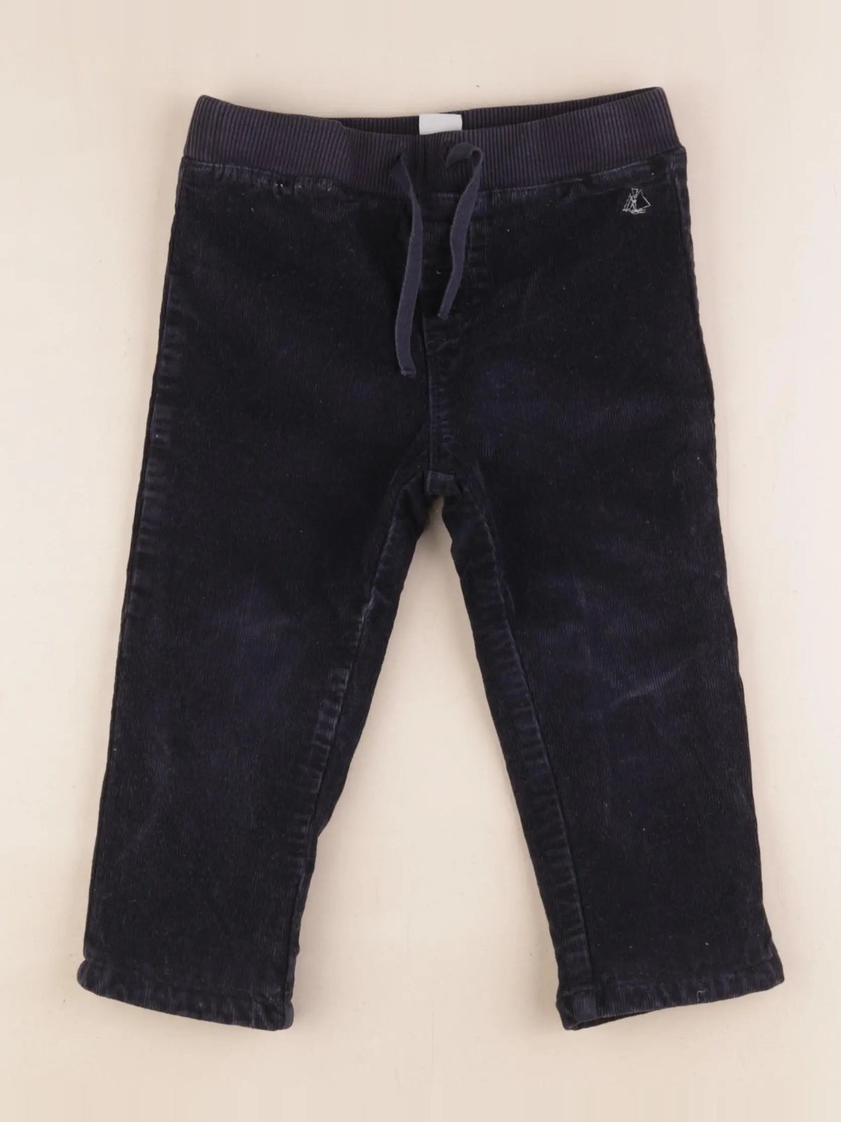Petit Bateau - pantalon bleu - 24 mois