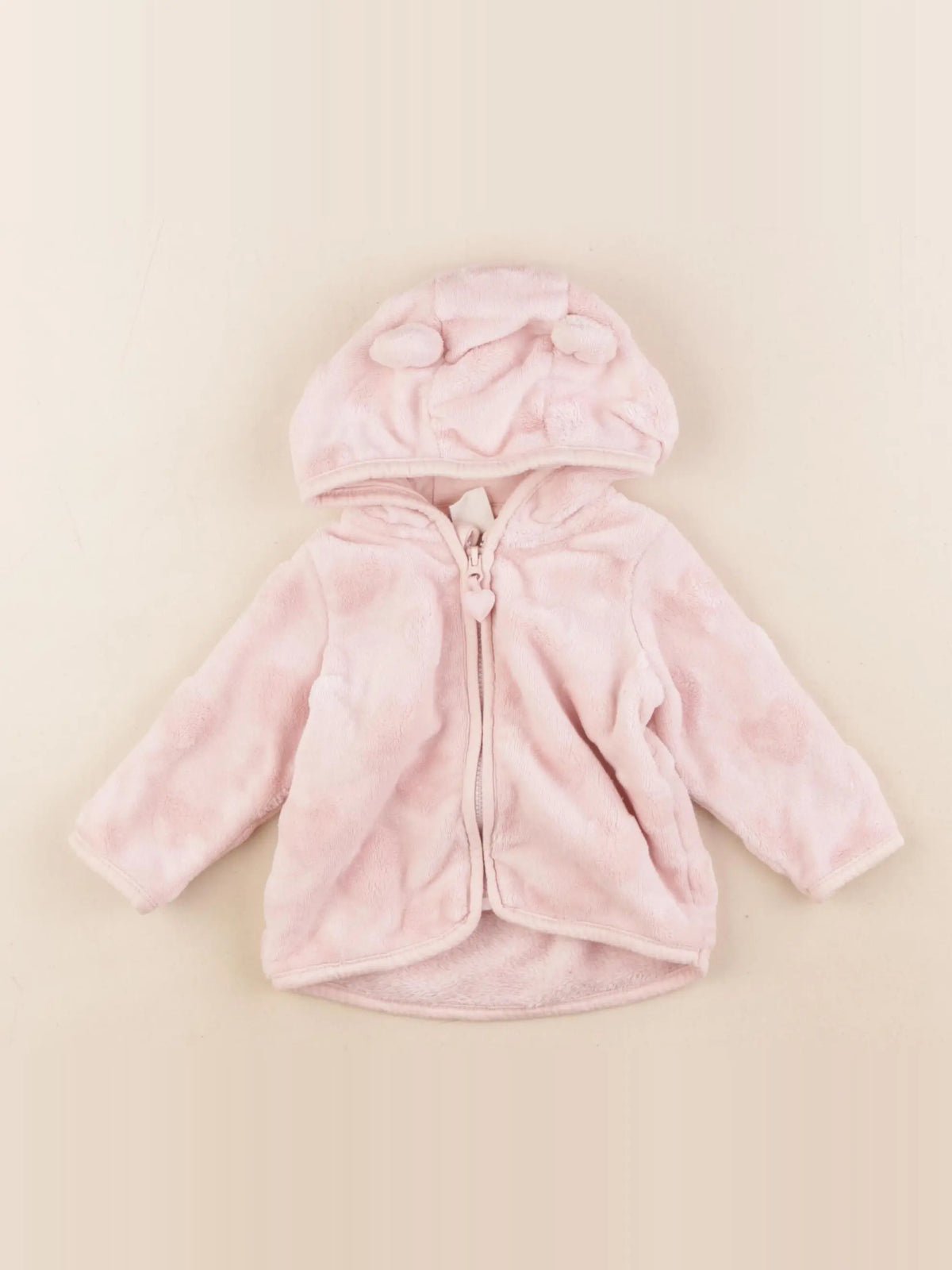 H&M - veste rose - 2/4 mois