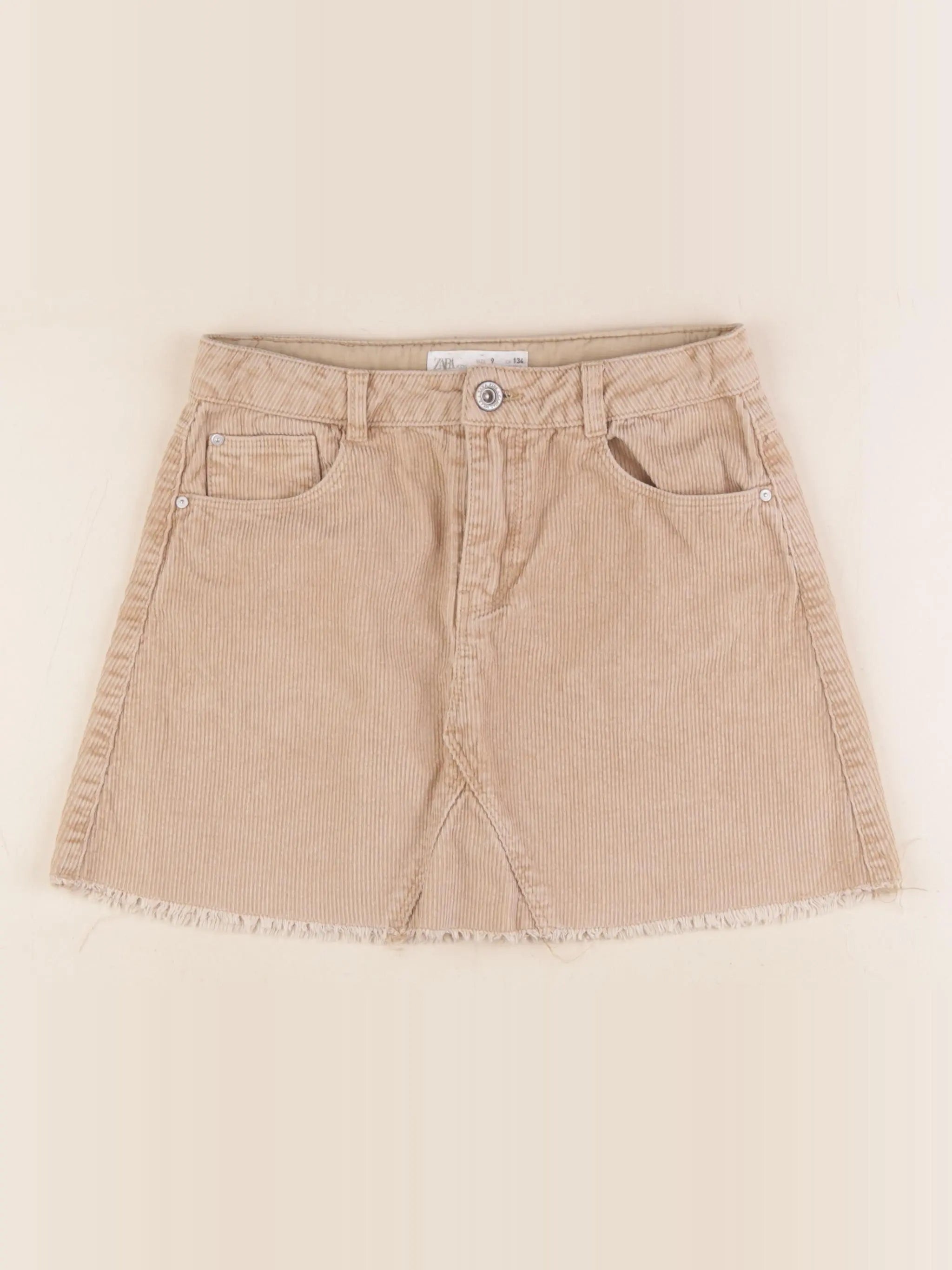 Zara - jupe beige - 9 ans