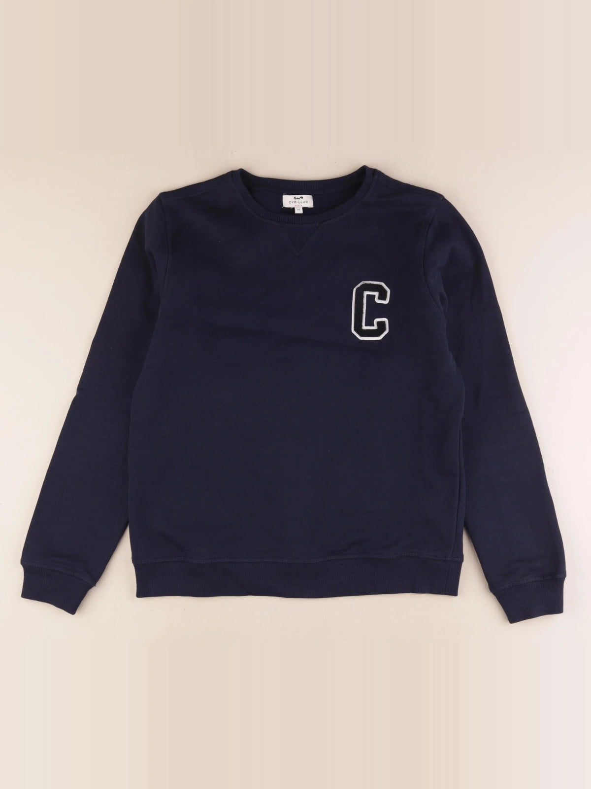 Cyrillus - sweat bleu - 14 ans