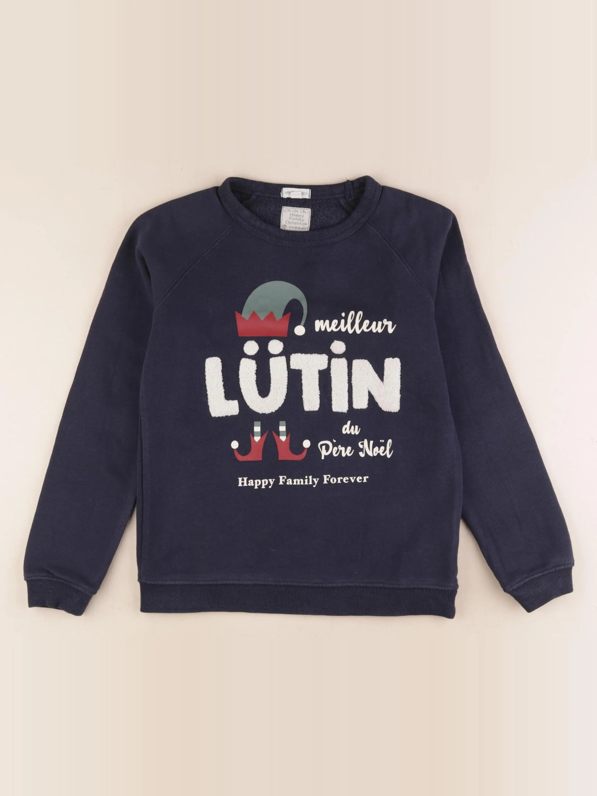 Vertbaudet - sweat bleu - 10 ans