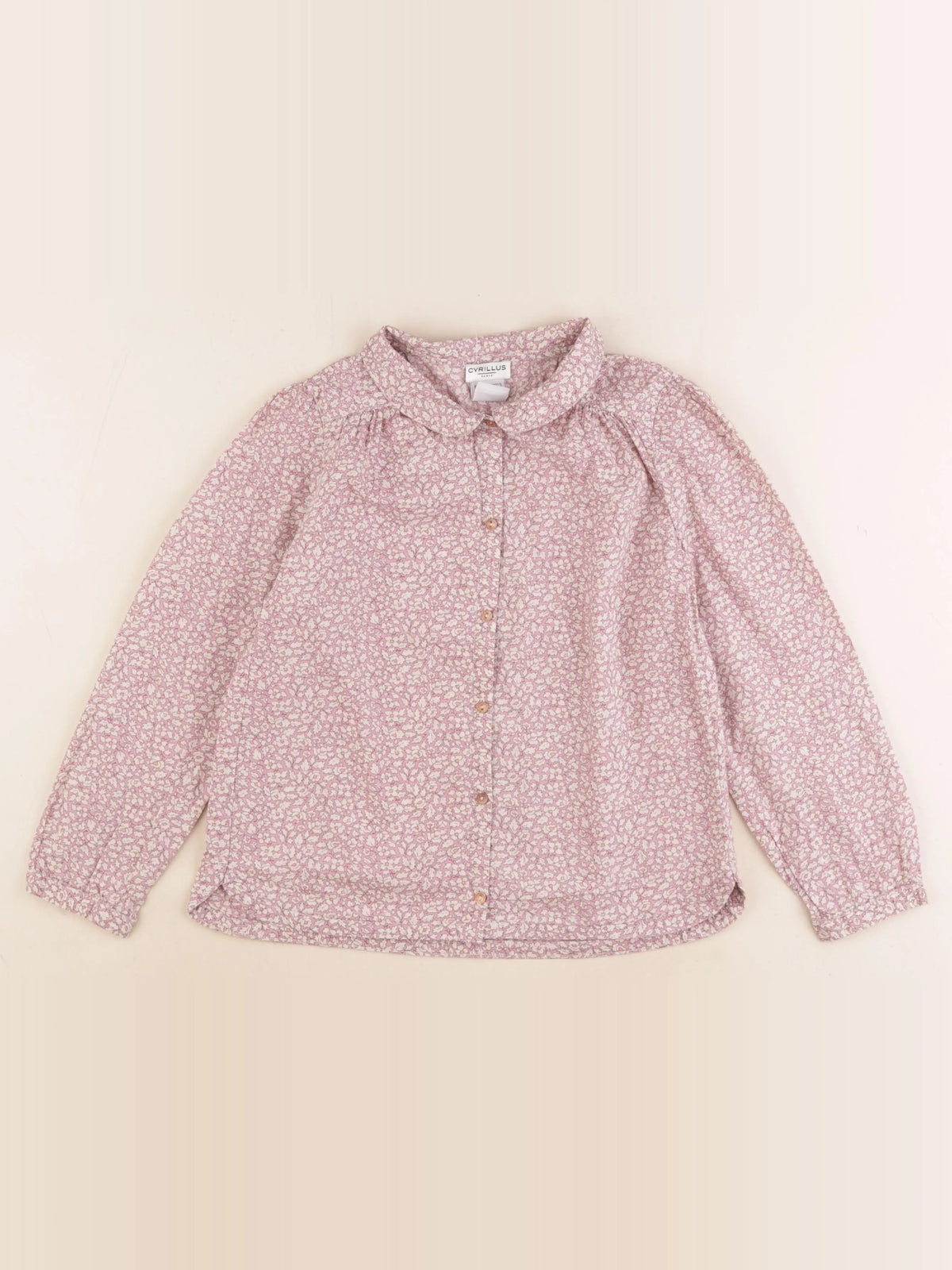 Cyrillus - blouse violet - 8 ans