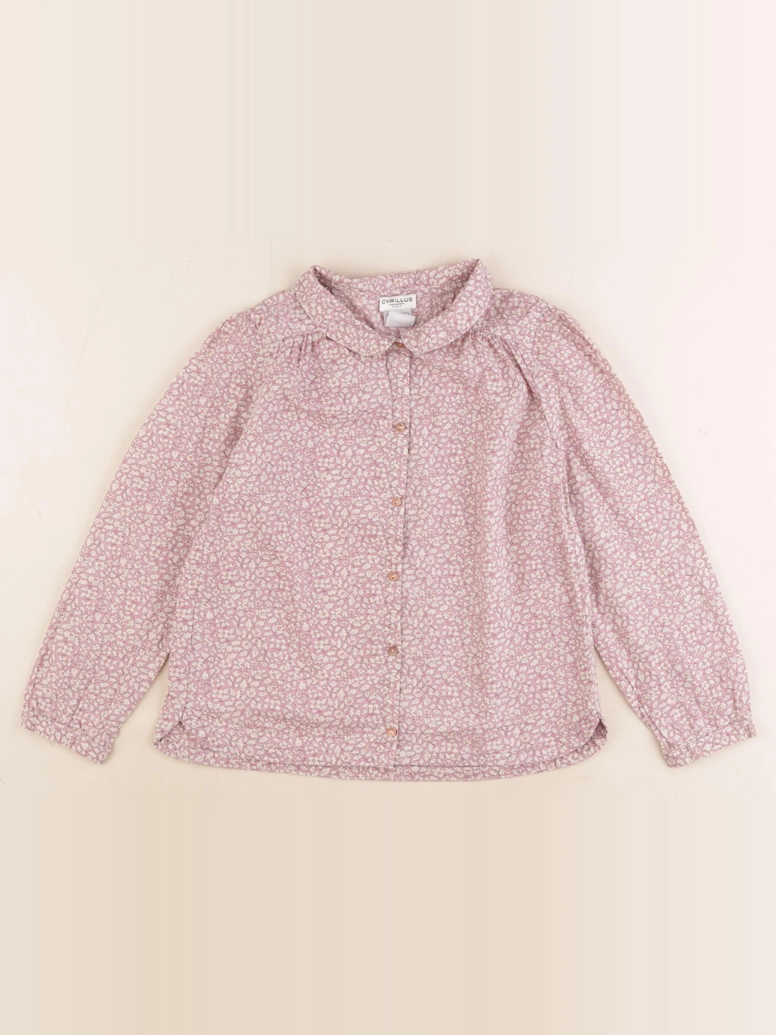 Cyrillus - blouse violet - 8 ans