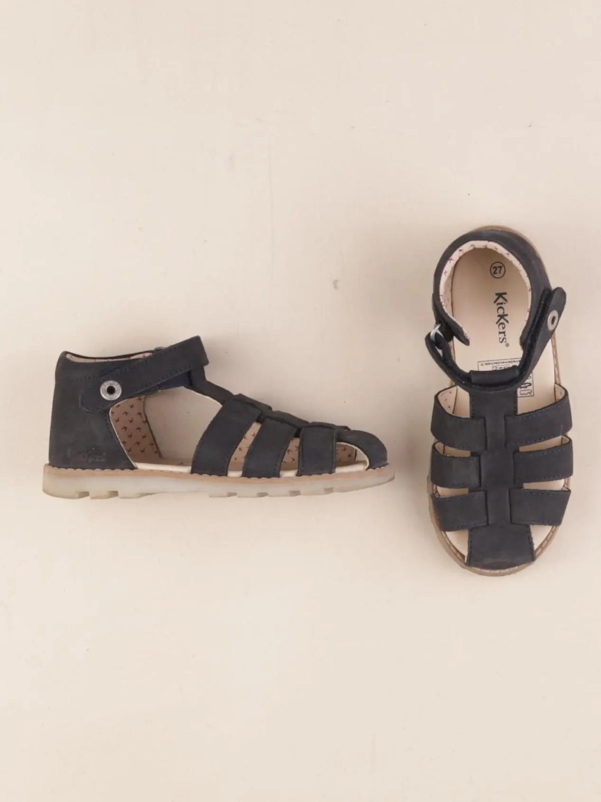 Kickers - sandales bleu - pointure 27