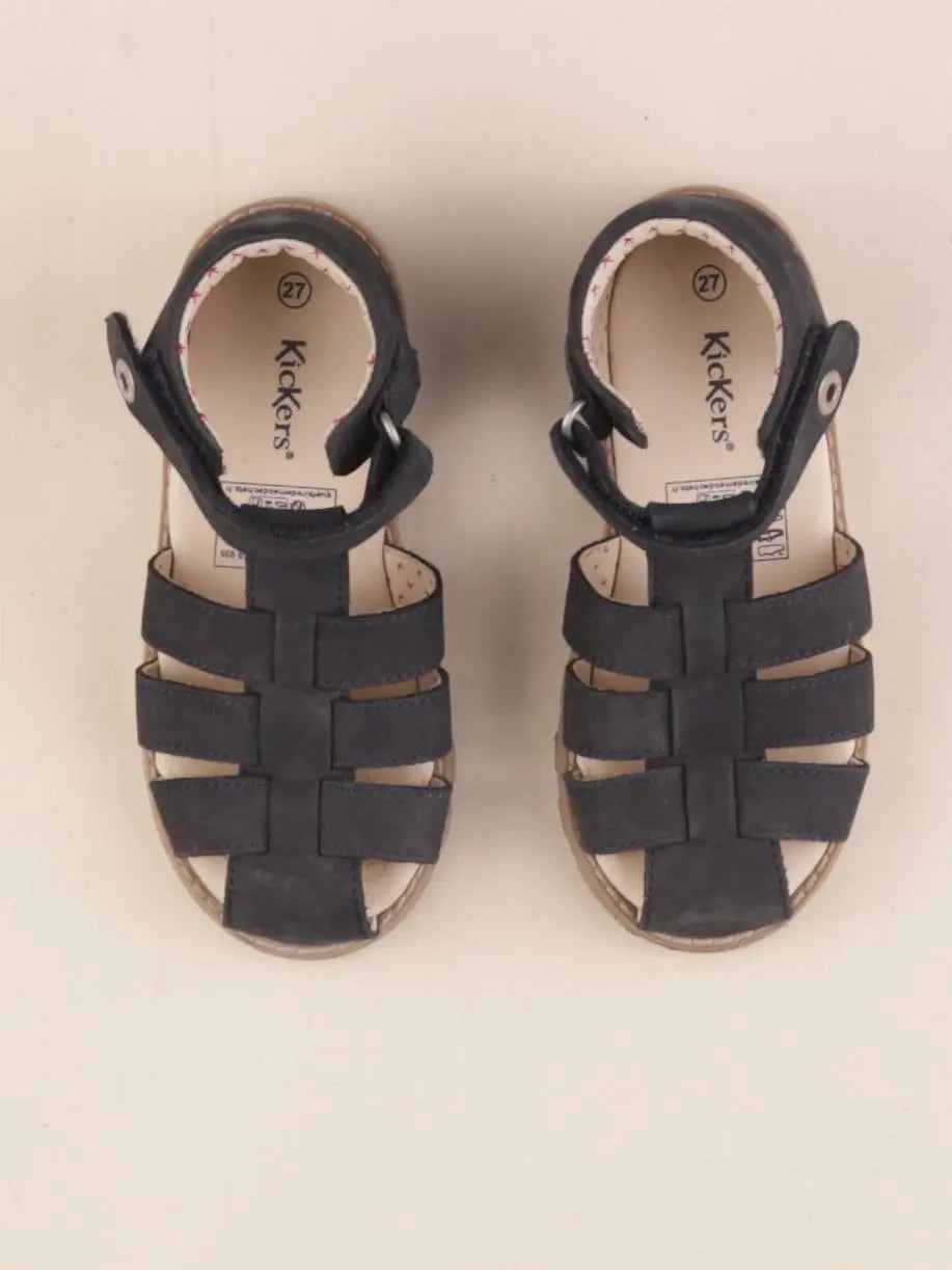 Kickers - sandales bleu - pointure 27
