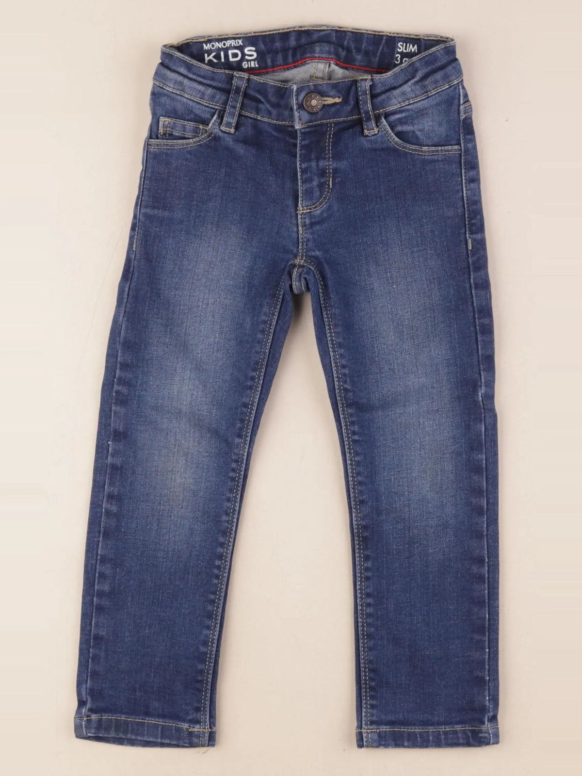 Monoprix - jean bleu - 3 ans