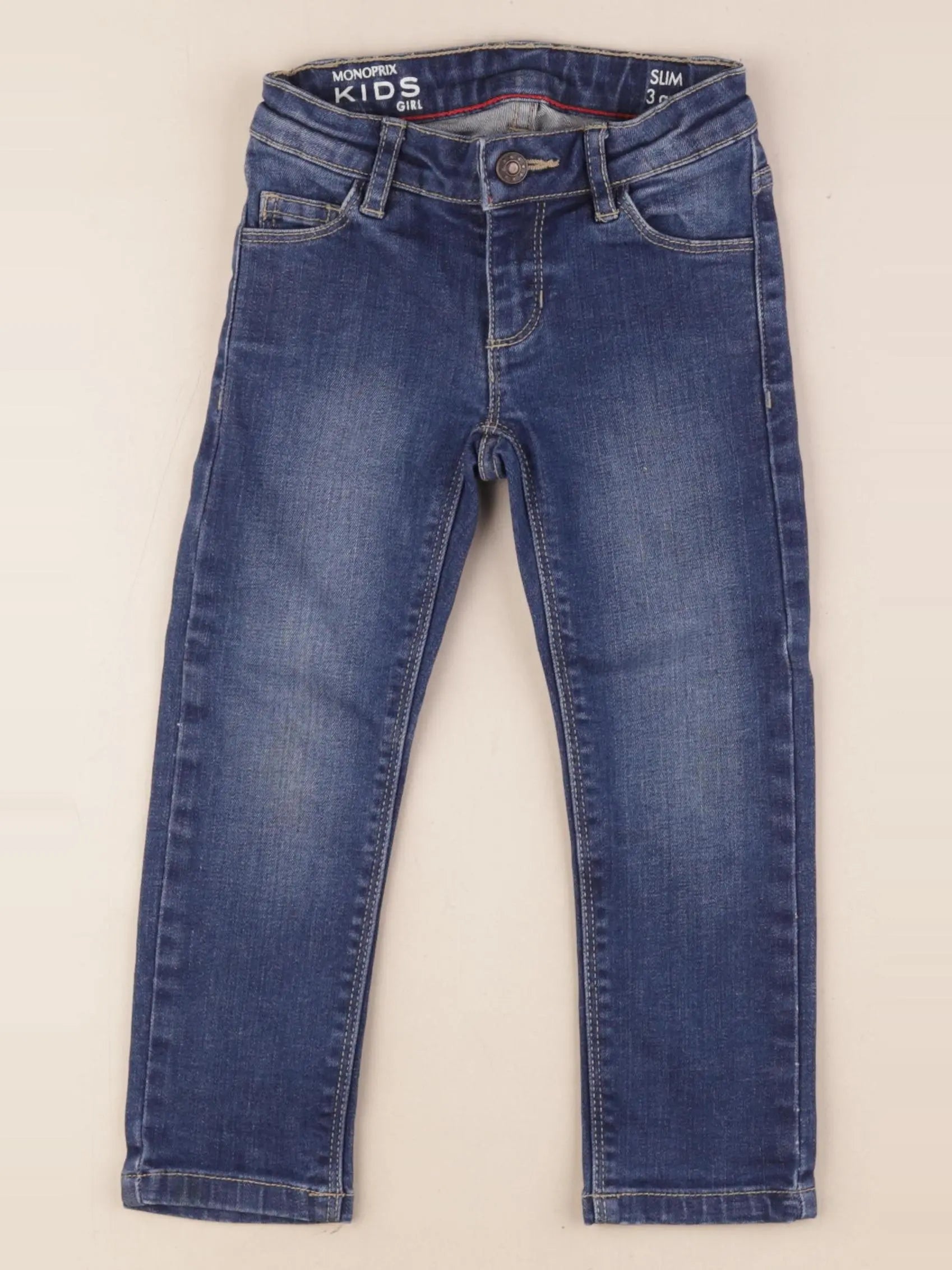 Monoprix - jean bleu - 3 ans