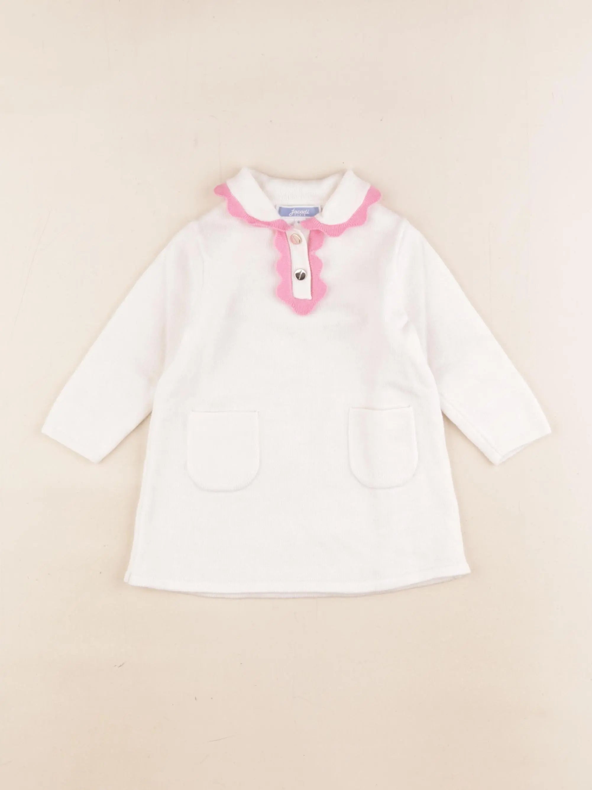 Jacadi - robe blanc - 6 mois
