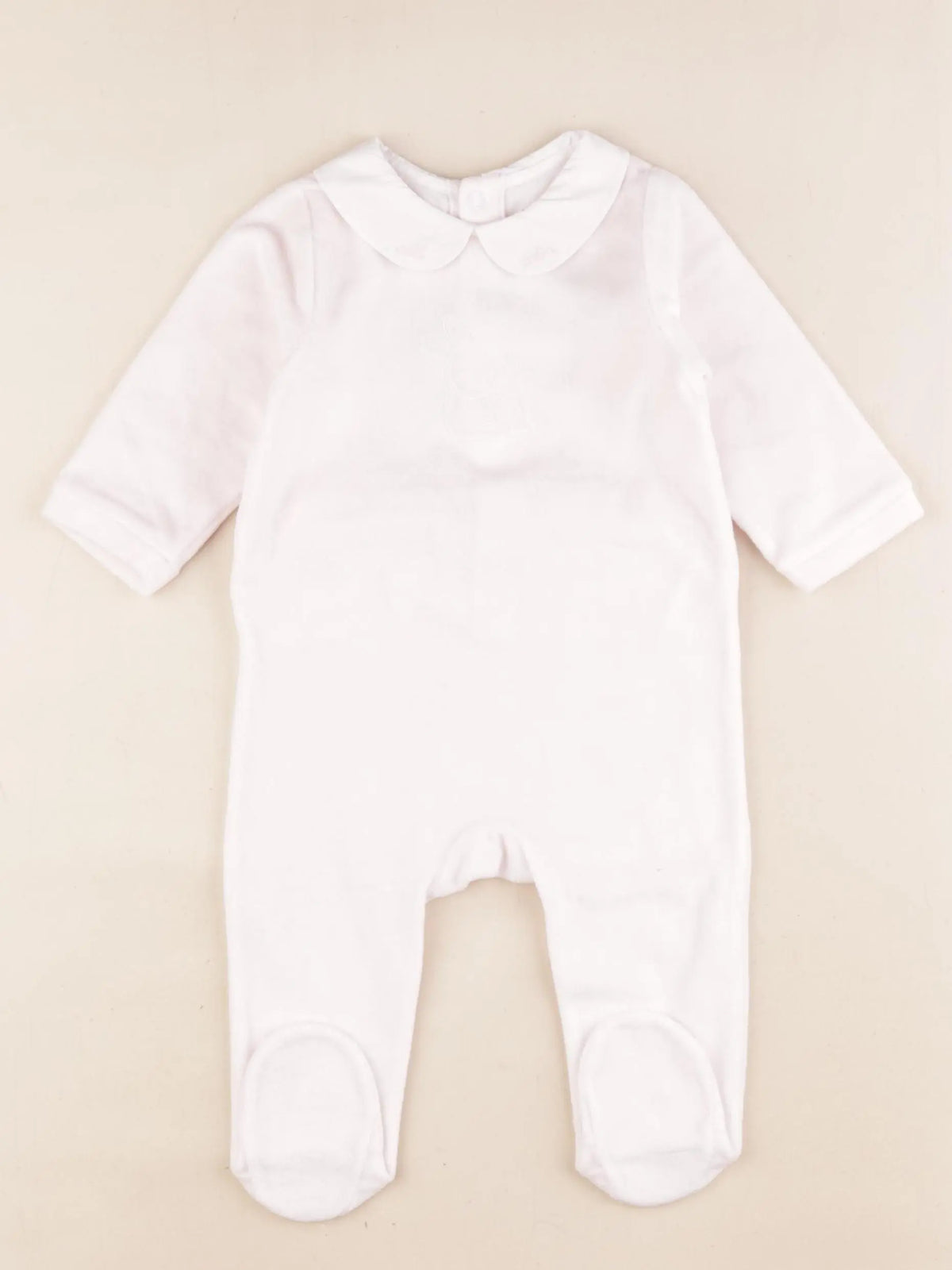 Jacadi - pyjama velours rose - 6 mois