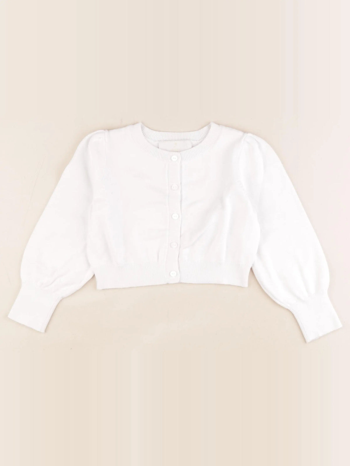 Jacadi - gilet blanc - 4 ans