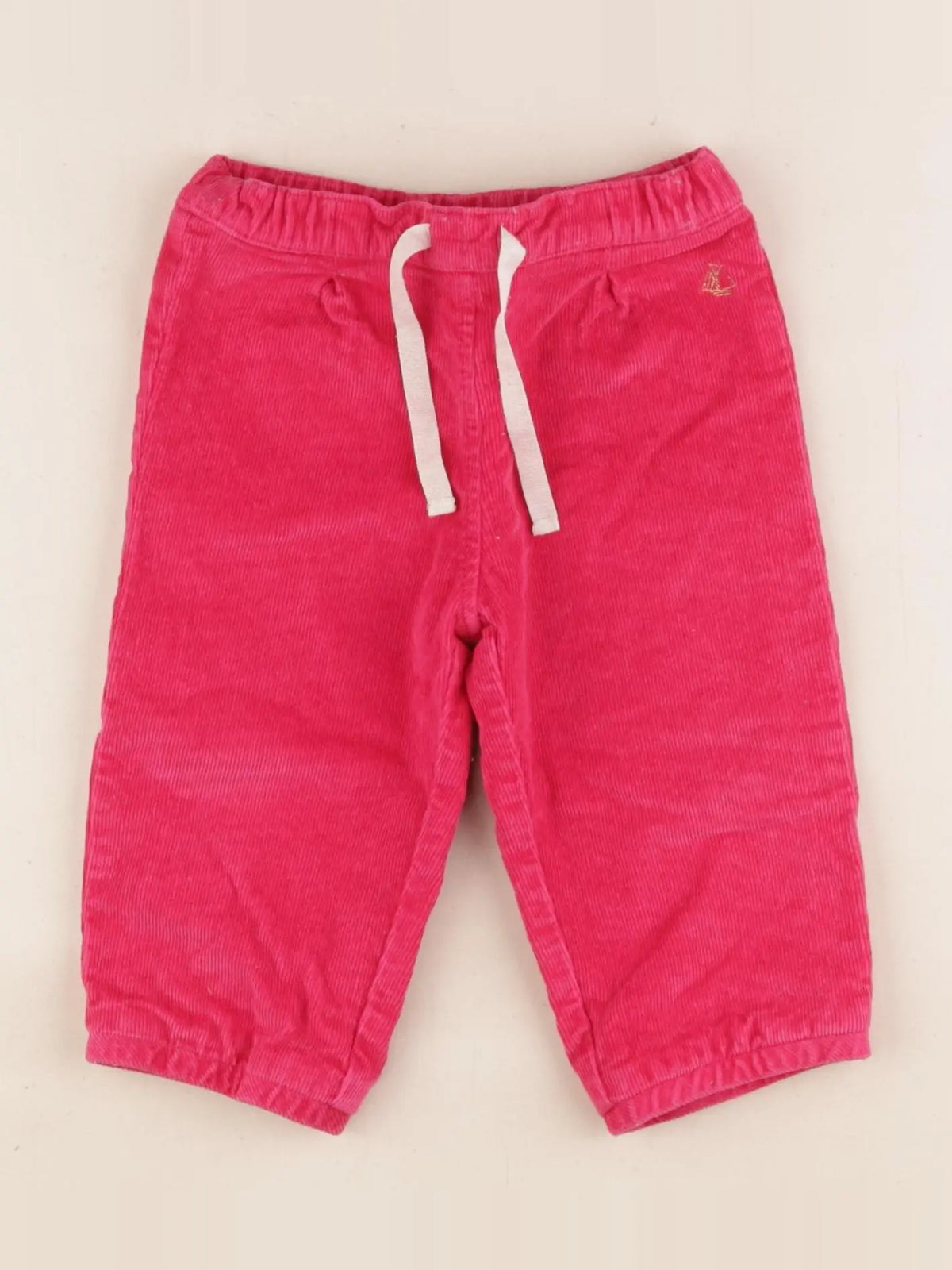 Petit Bateau - pantalon rose - 12 mois