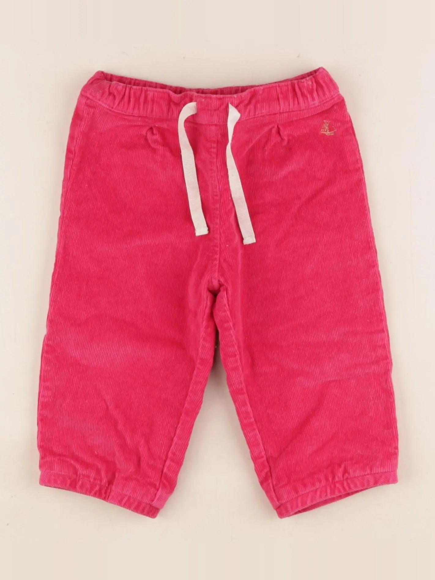 Petit Bateau - pantalon rose - 12 mois