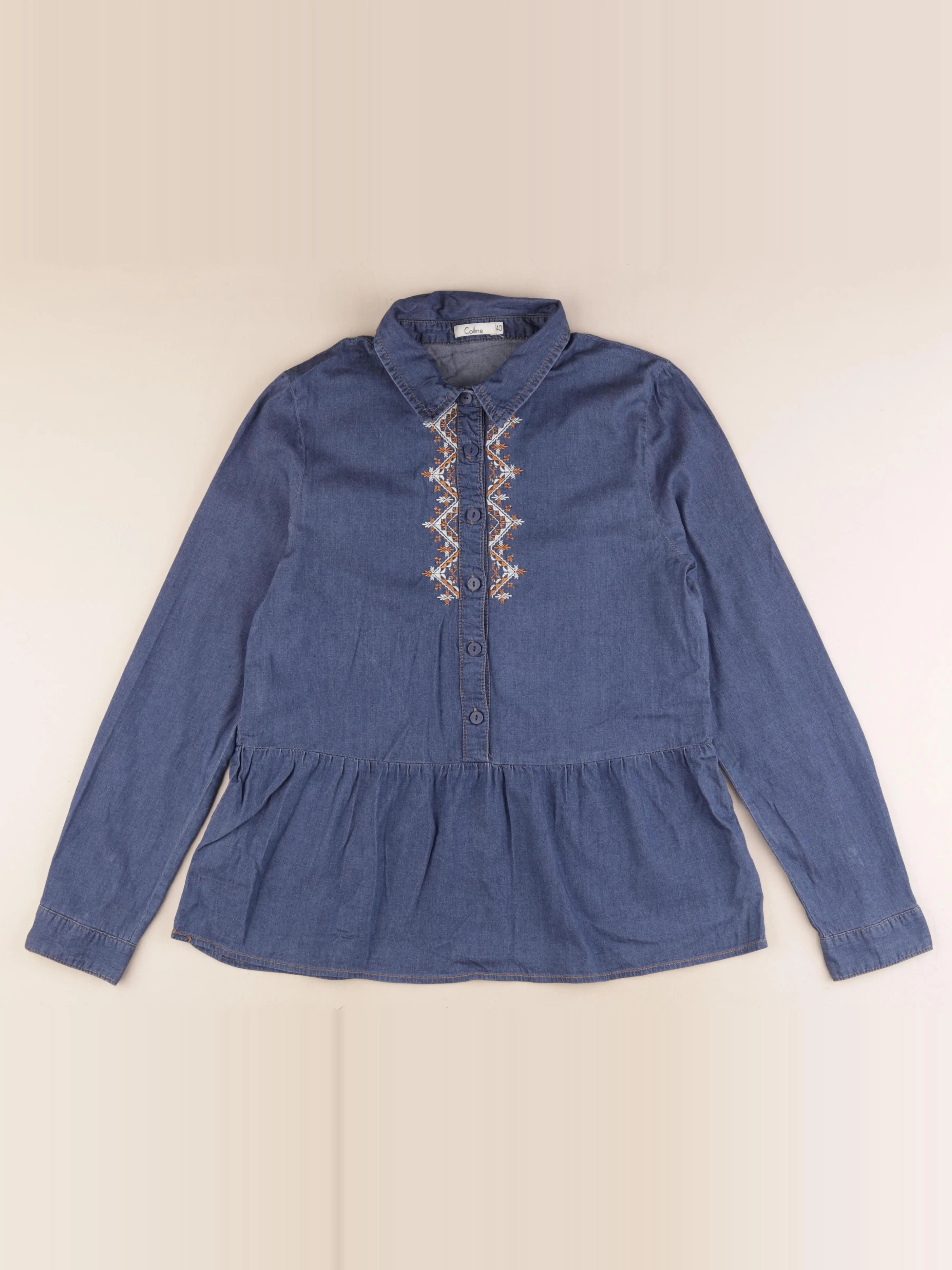 Vertbaudet - blouse grossesse bleu - 40