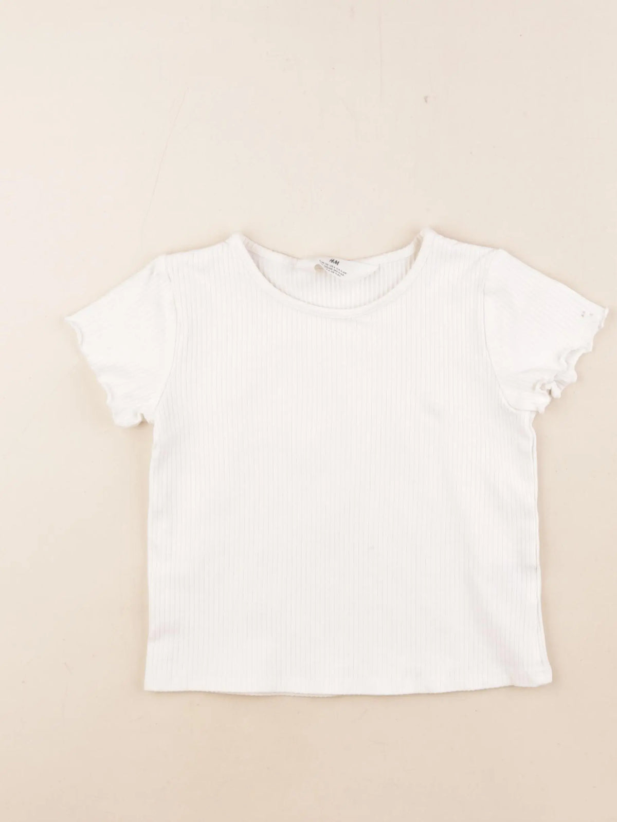 H&M - tee-shirt blanc - 5/6 ans