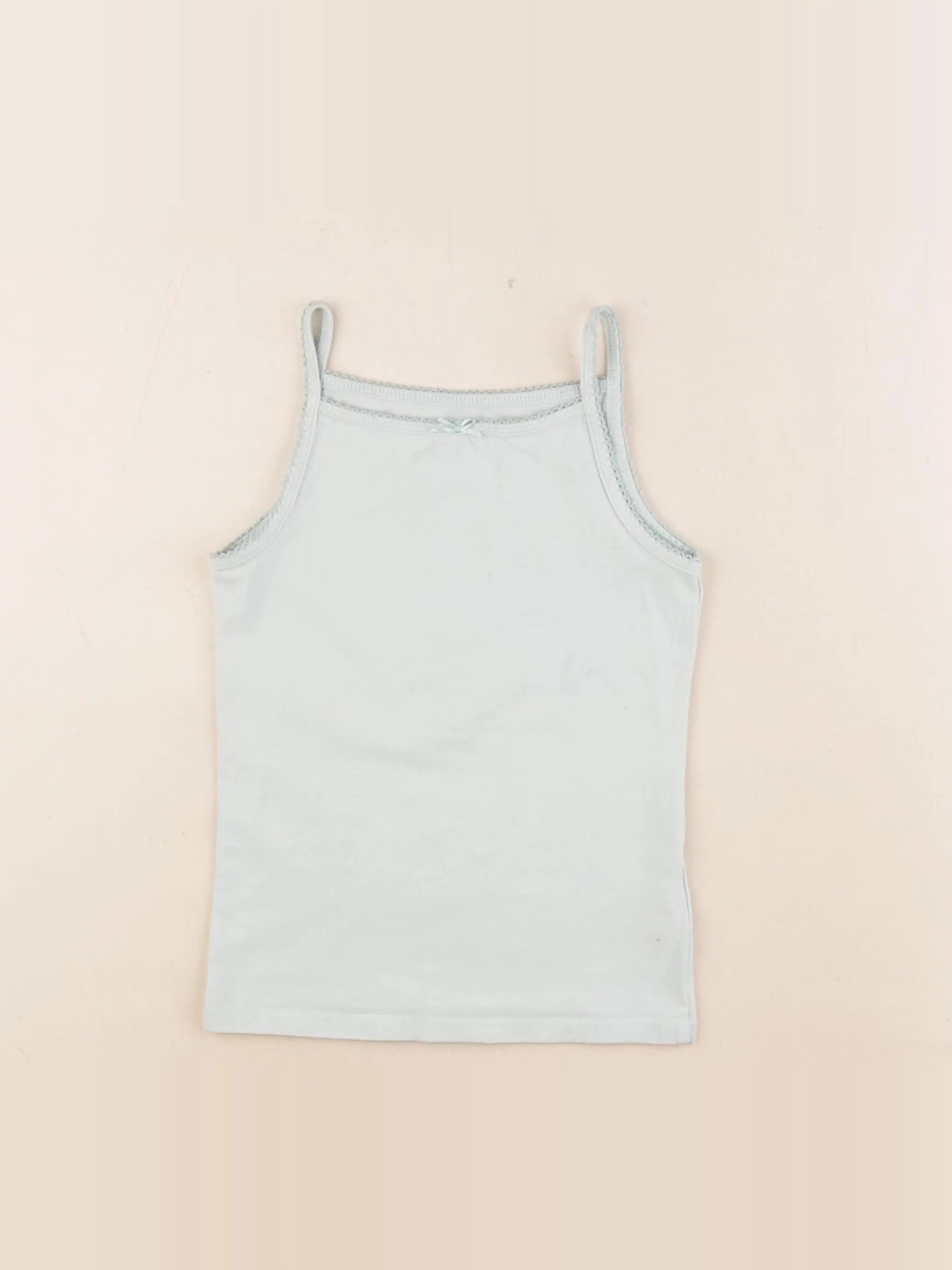 H&M - débardeur vert - 4/6 ans