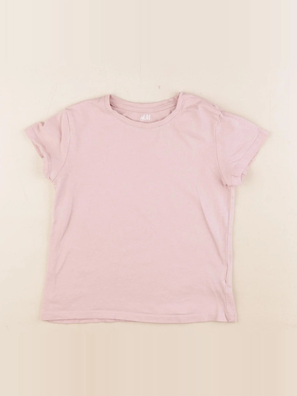 H&M - tee-shirt rose - 4/6 ans
