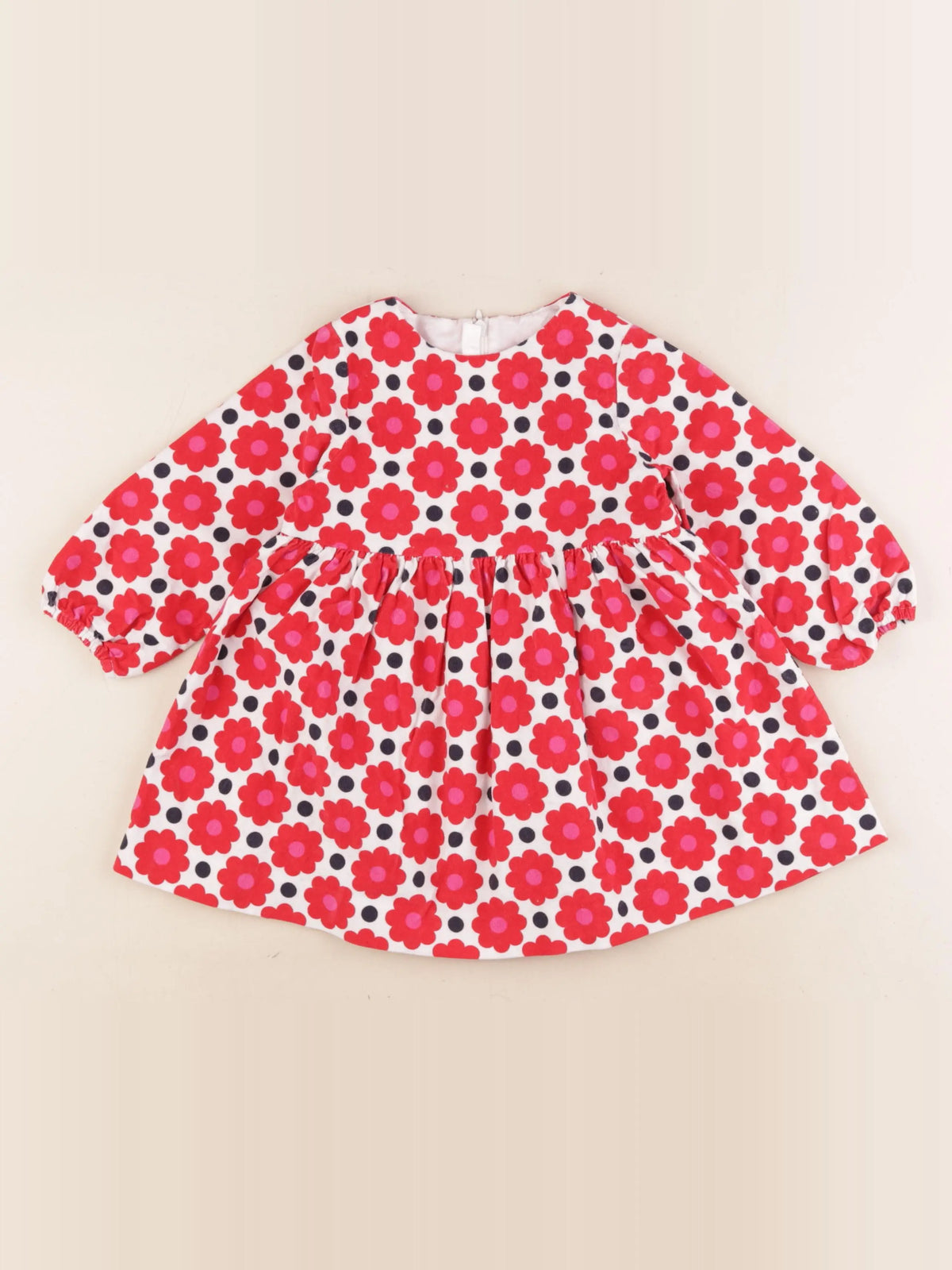 Jacadi - robe rouge - 24 mois