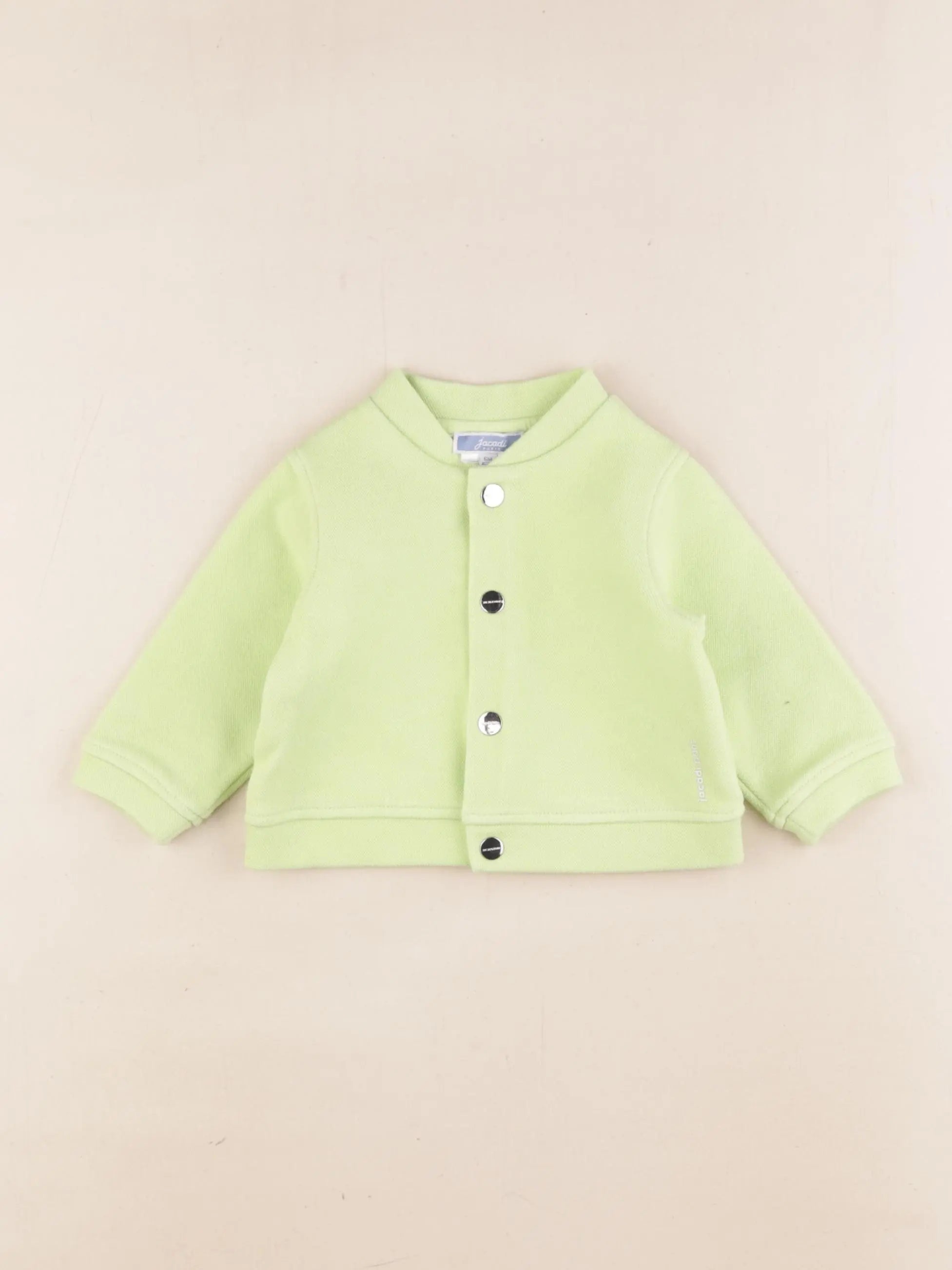 Jacadi - sweat vert - 6 mois