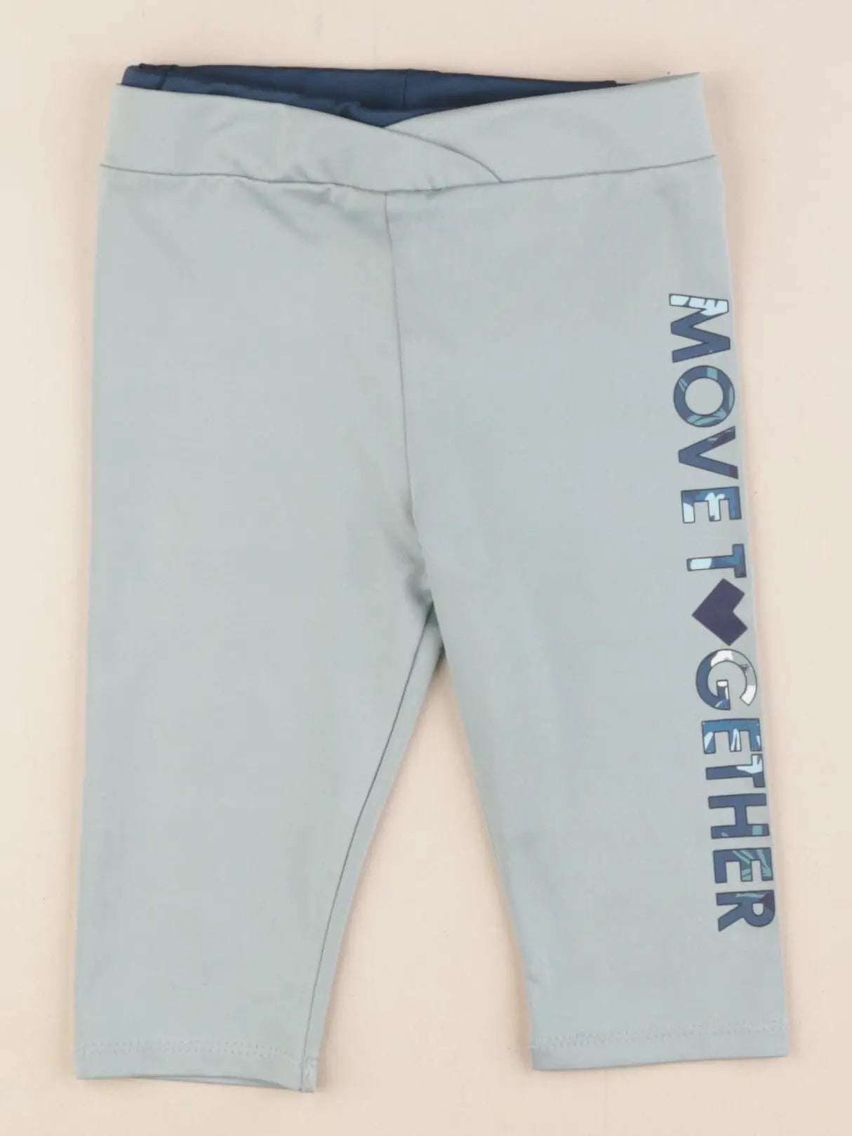 Vertbaudet - legging court vert - 3 ans